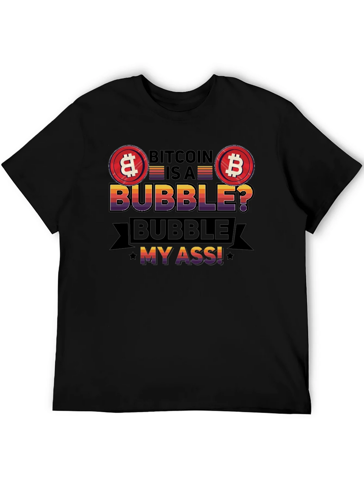 Bitcoin Bubble T-Shirt - Crypto Humor Tee product image 5