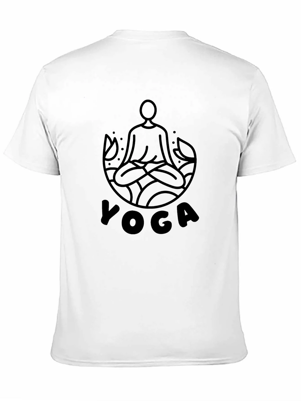 Yoga Graphic Black T-Shirt product image 10