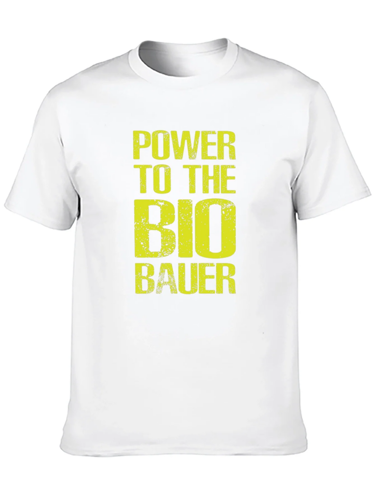 Power to the Bio Bauer Black Graphic Tee product image 9