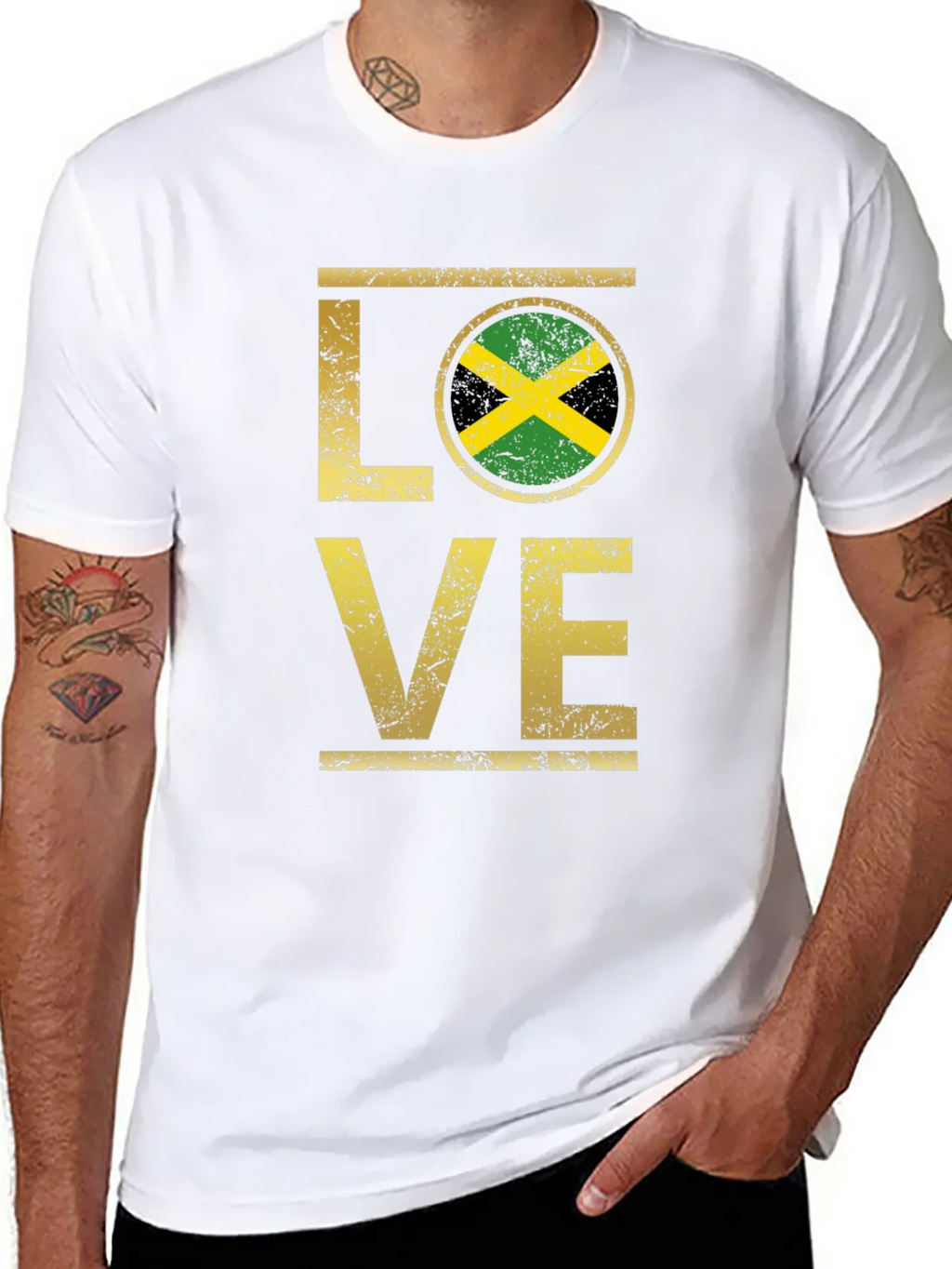 Jamaica Love T-Shirt - Distressed Graphic Tee product image 7