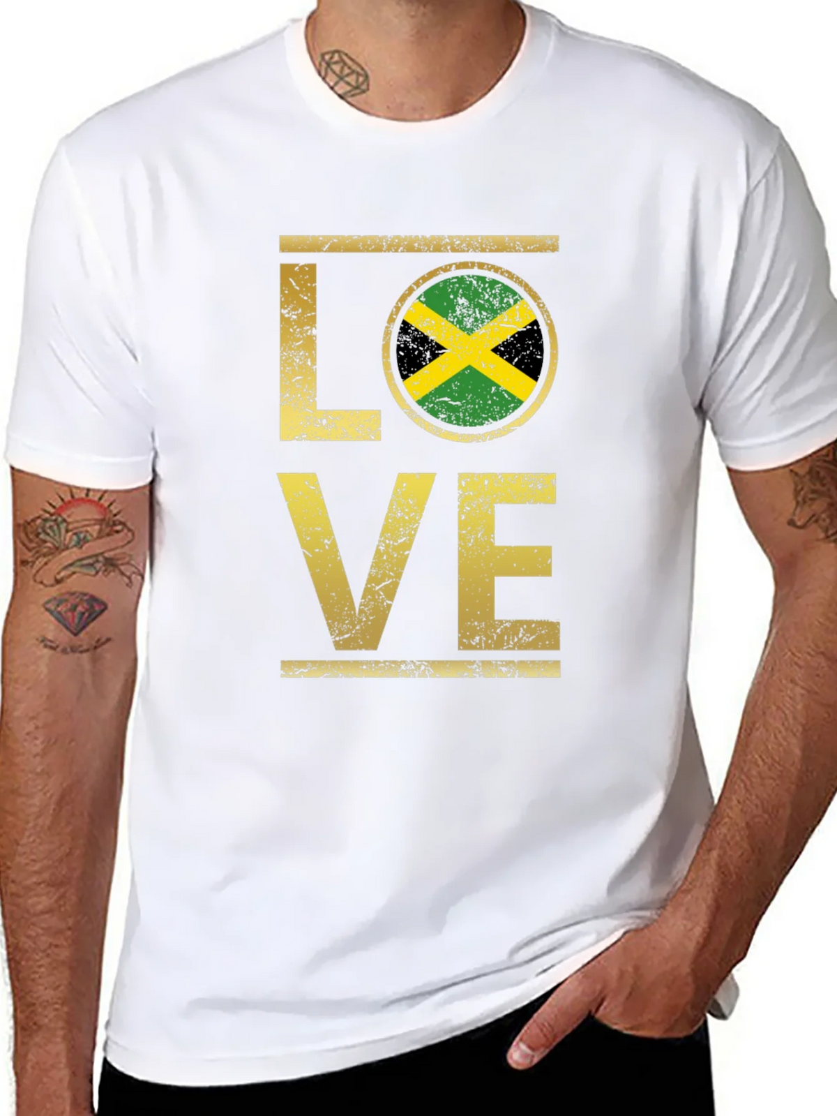 Jamaica Love T-Shirt - Distressed Graphic Tee product image 7