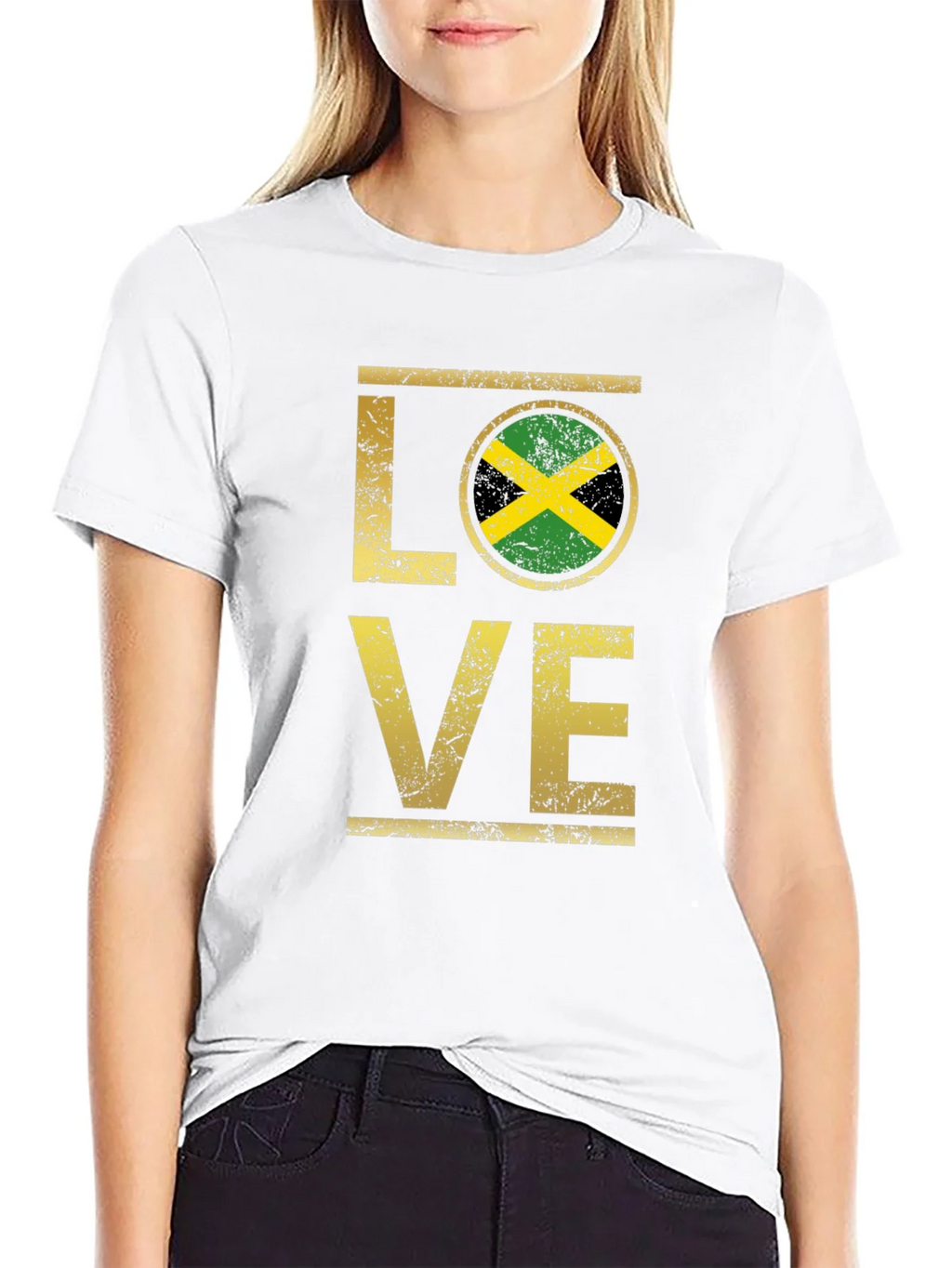 Jamaica Love T-Shirt - Distressed Graphic Tee product image 8