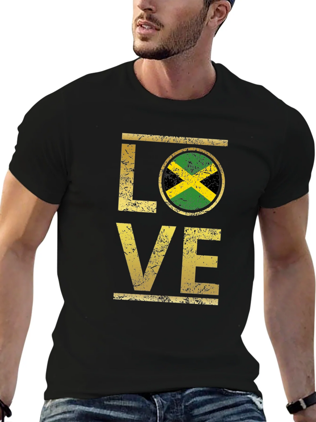Jamaica Love T-Shirt - Distressed Graphic Tee product image 6