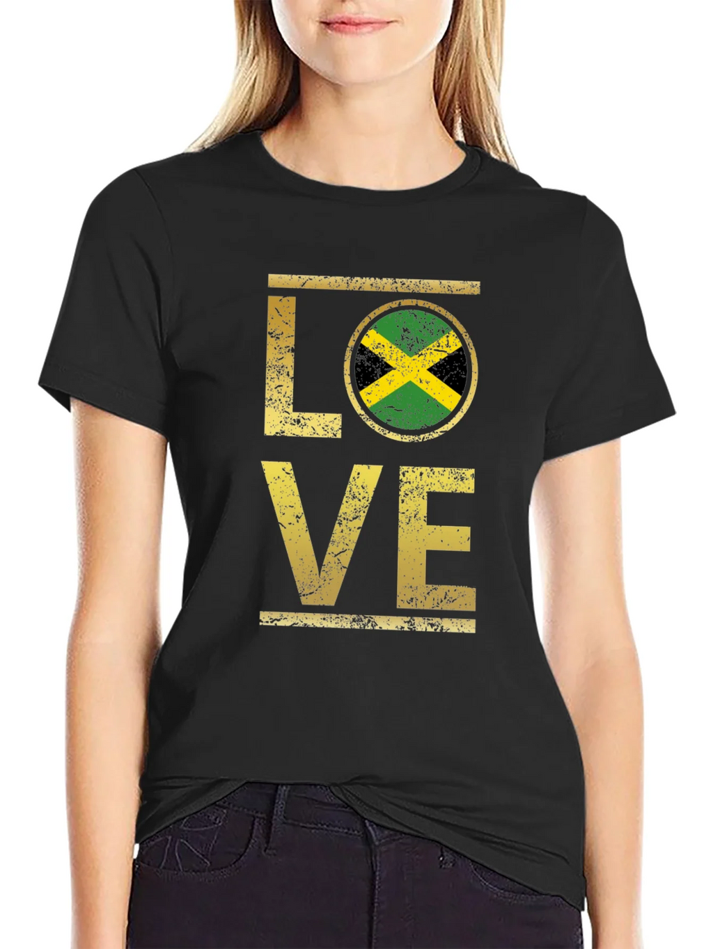 Jamaica Love T-Shirt - Distressed Graphic Tee product image 2