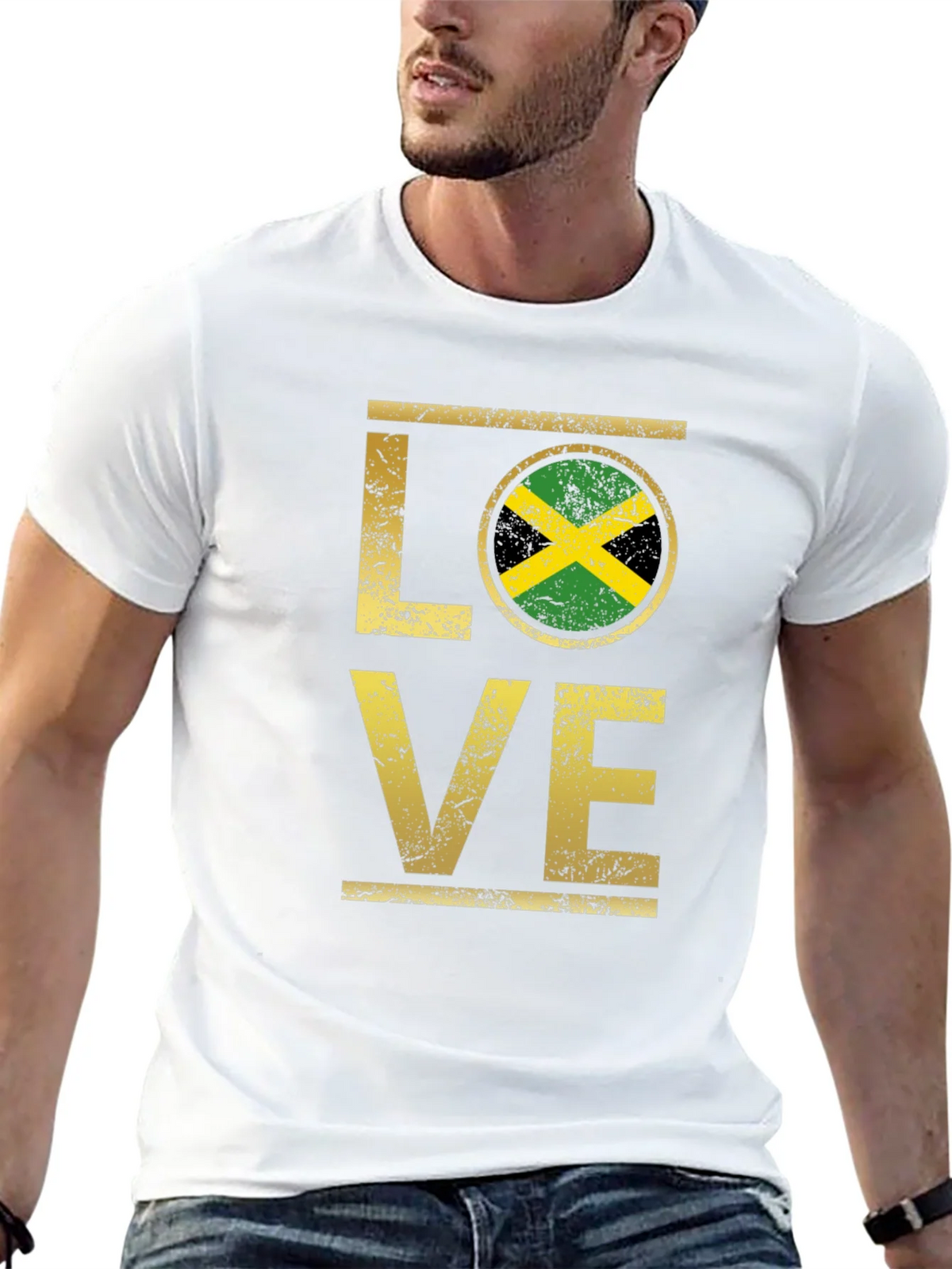 Jamaica Love T-Shirt - Distressed Graphic Tee product image 12