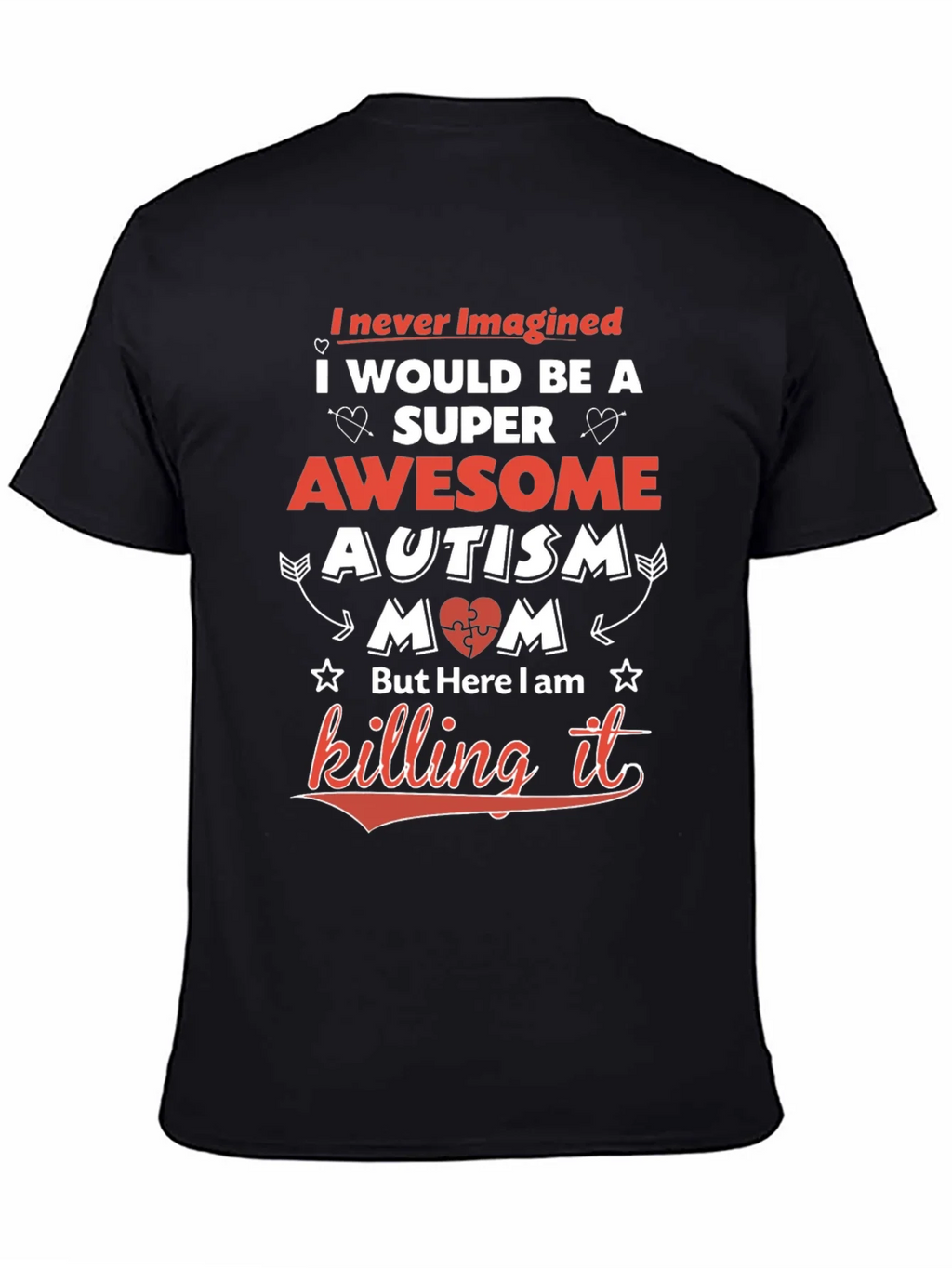 Awesome Autism Mom T-Shirt - Super Tee product image 4