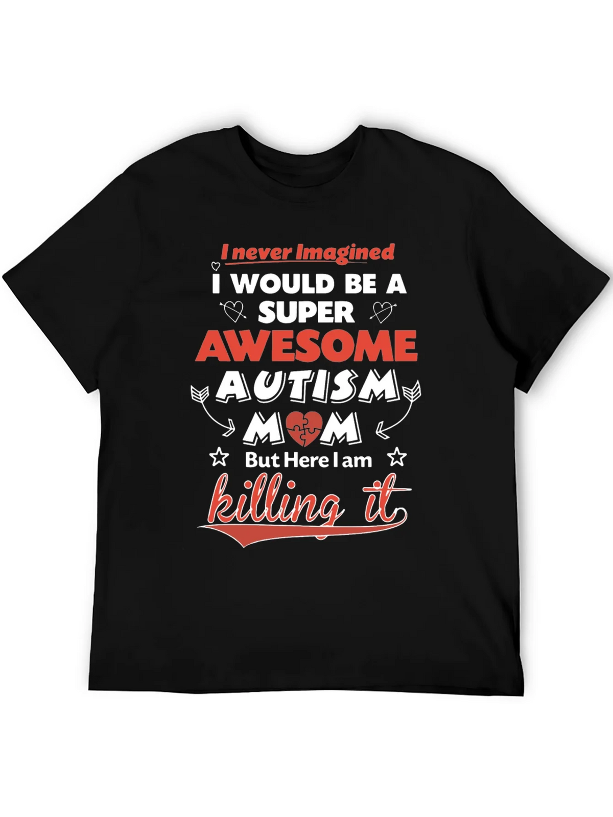 Awesome Autism Mom T-Shirt - Super Tee product image 5