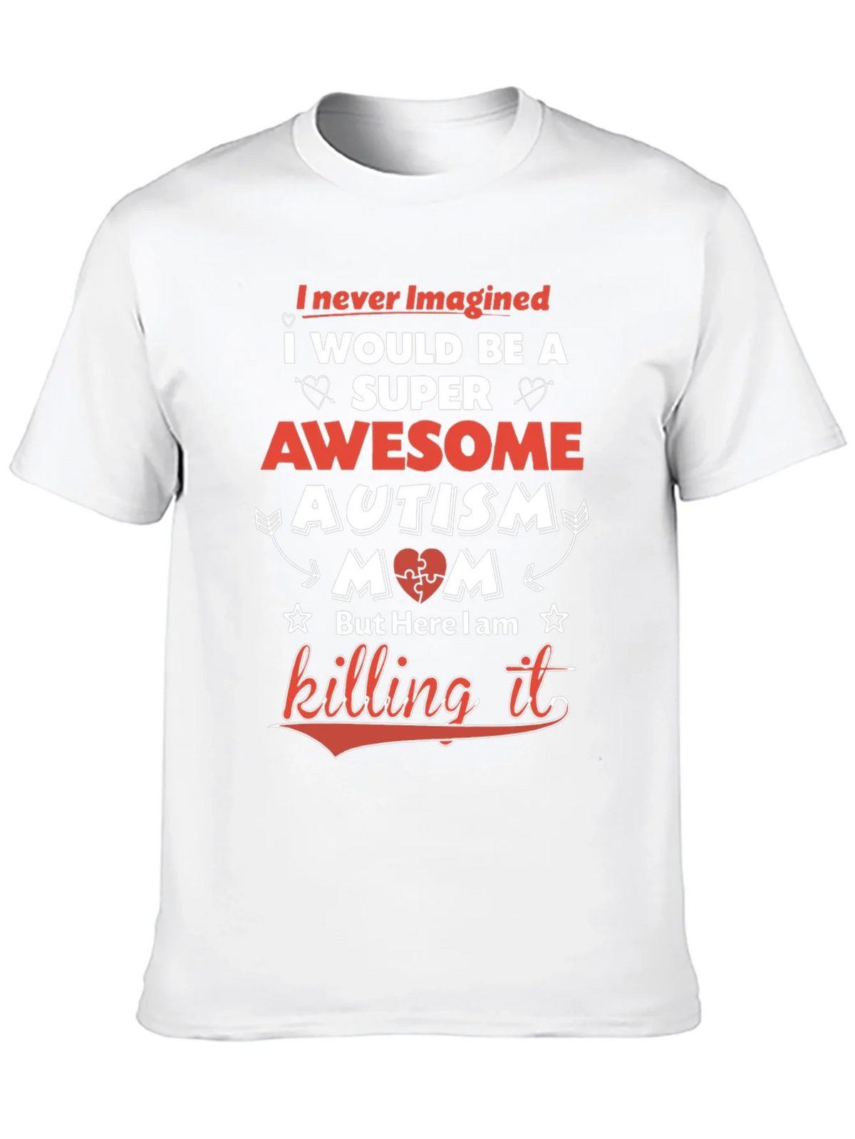 Awesome Autism Mom T-Shirt - Super Tee product image 9