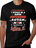 Awesome Autism Mom T-Shirt - Super Tee product image 1