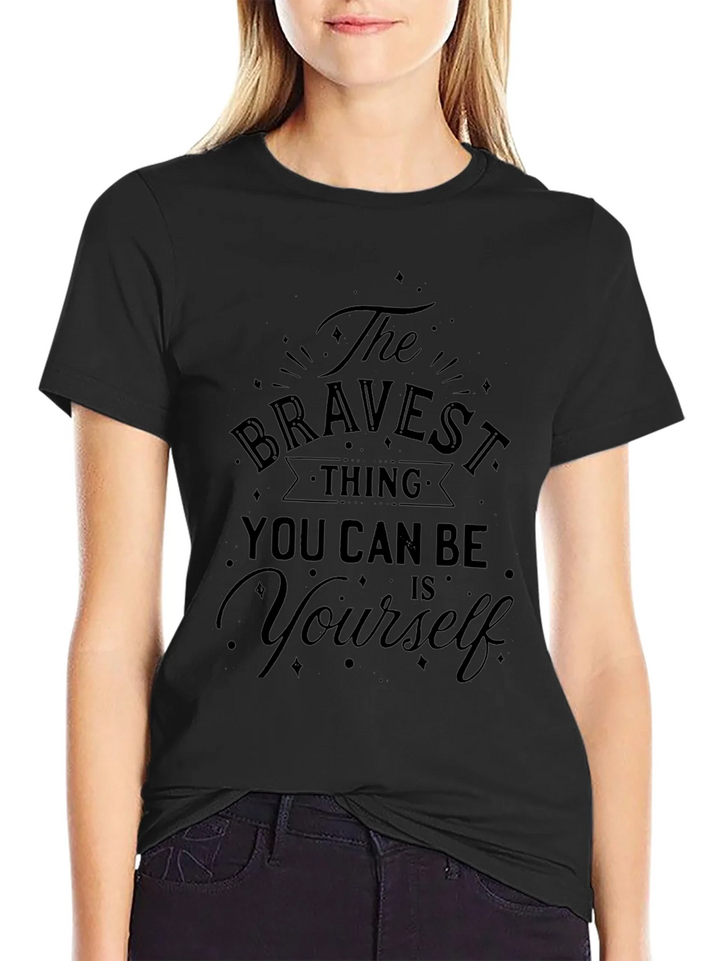 Bravest Thing Graphic Tee - Black product image 2