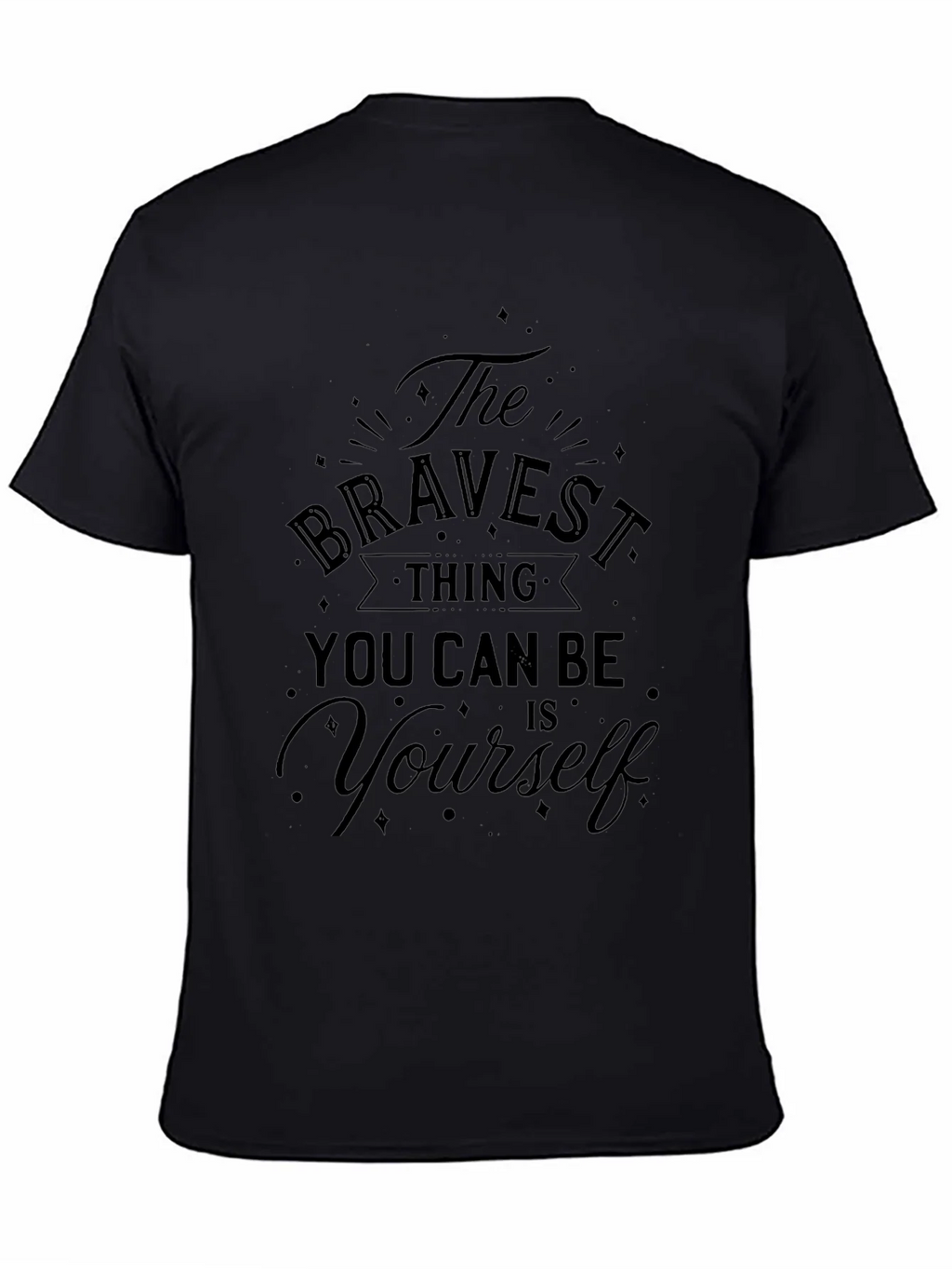 Bravest Thing Graphic Tee - Black product image 4