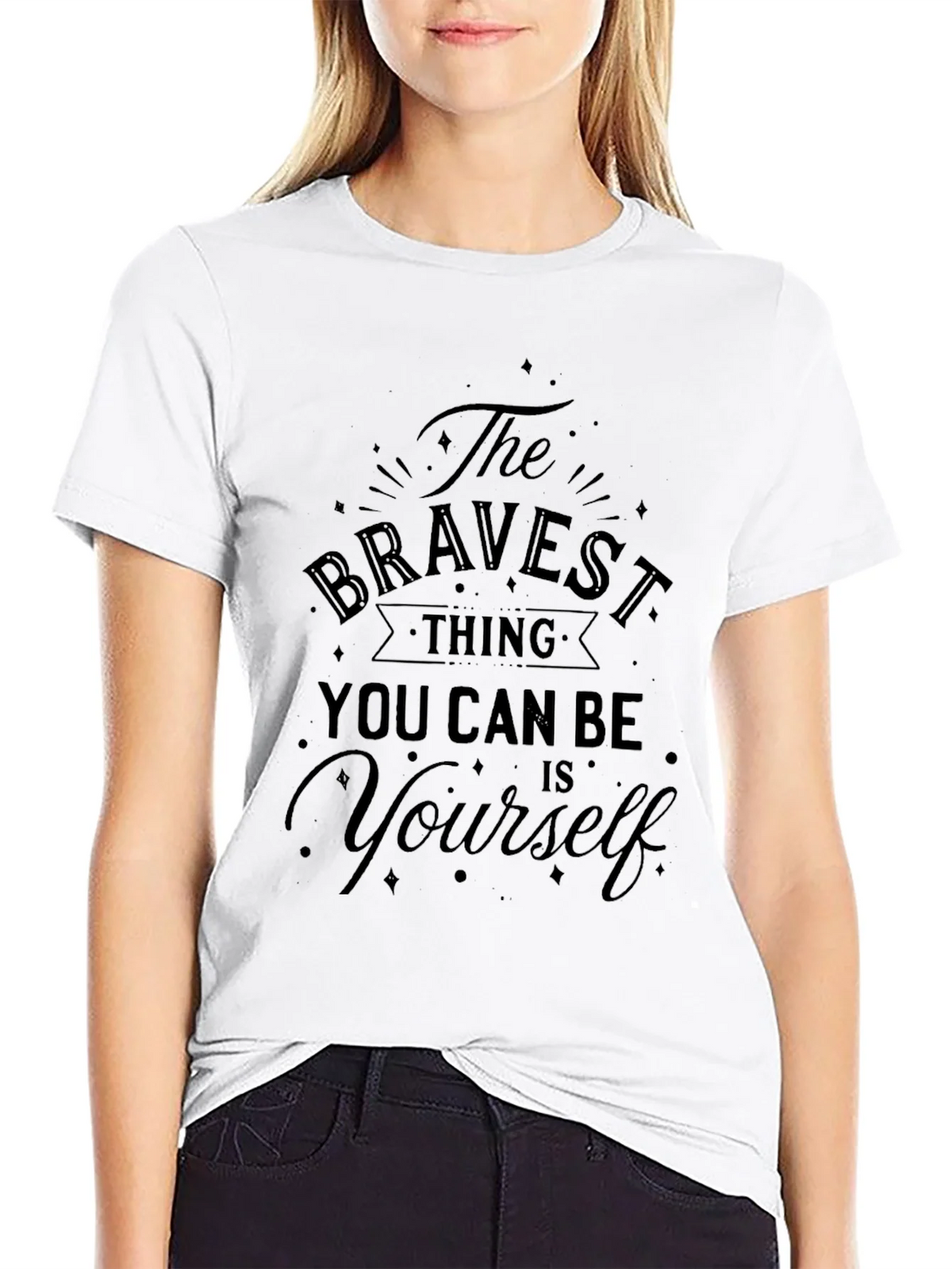 Bravest Thing Graphic Tee - Black product image 8