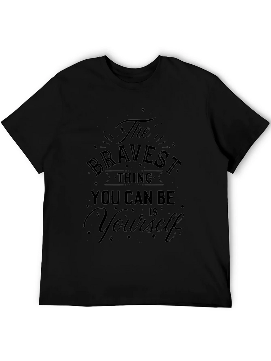 Bravest Thing Graphic Tee - Black product image 5