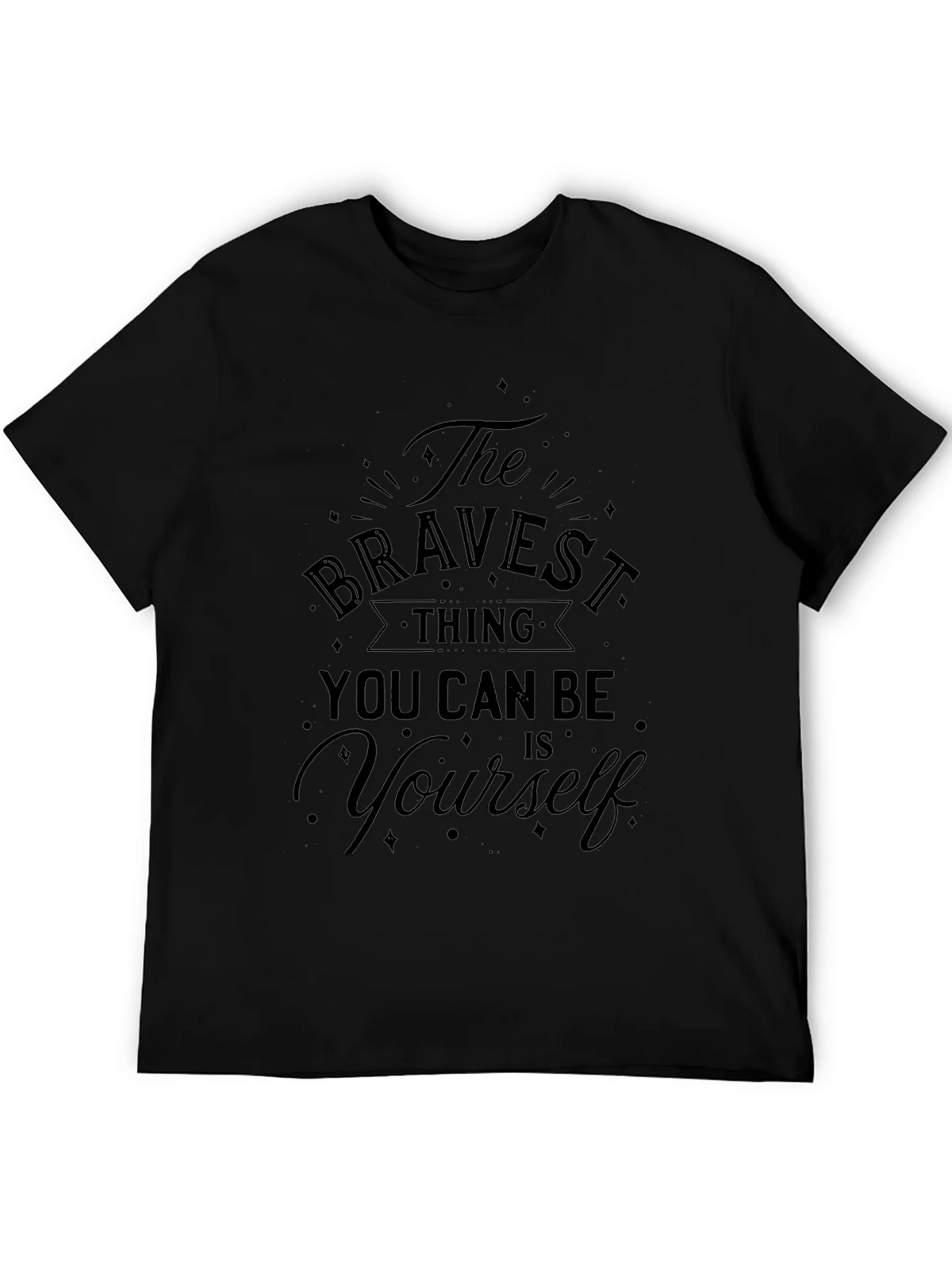 Bravest Thing Graphic Tee - Black product image 5
