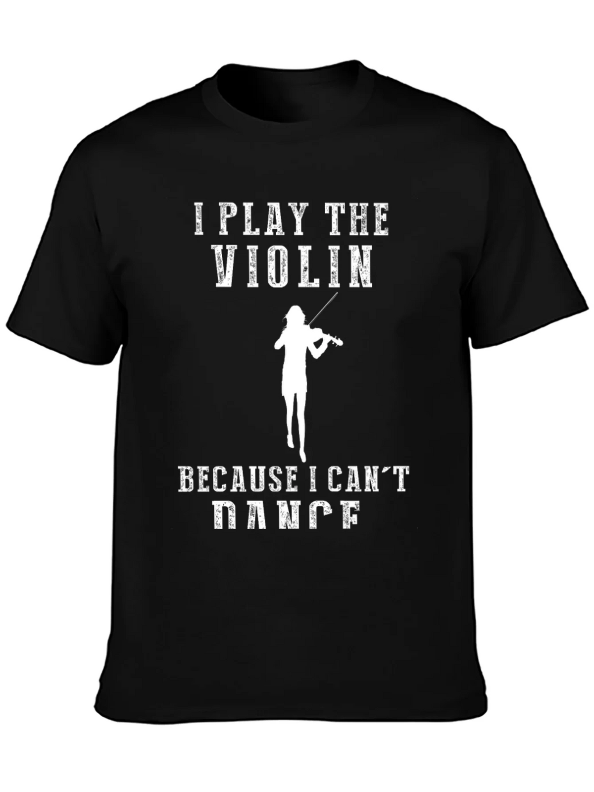 Violin Player Humor T-Shirt - I Play The Because I Cant product image 3
