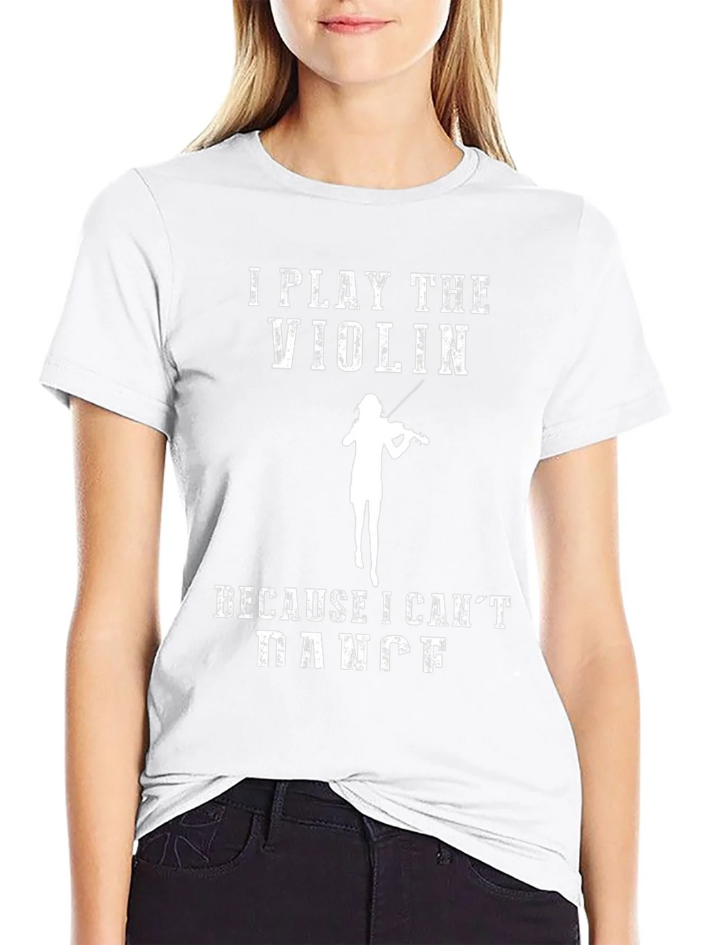 Violin Player Humor T-Shirt - I Play The Because I Cant product image 8