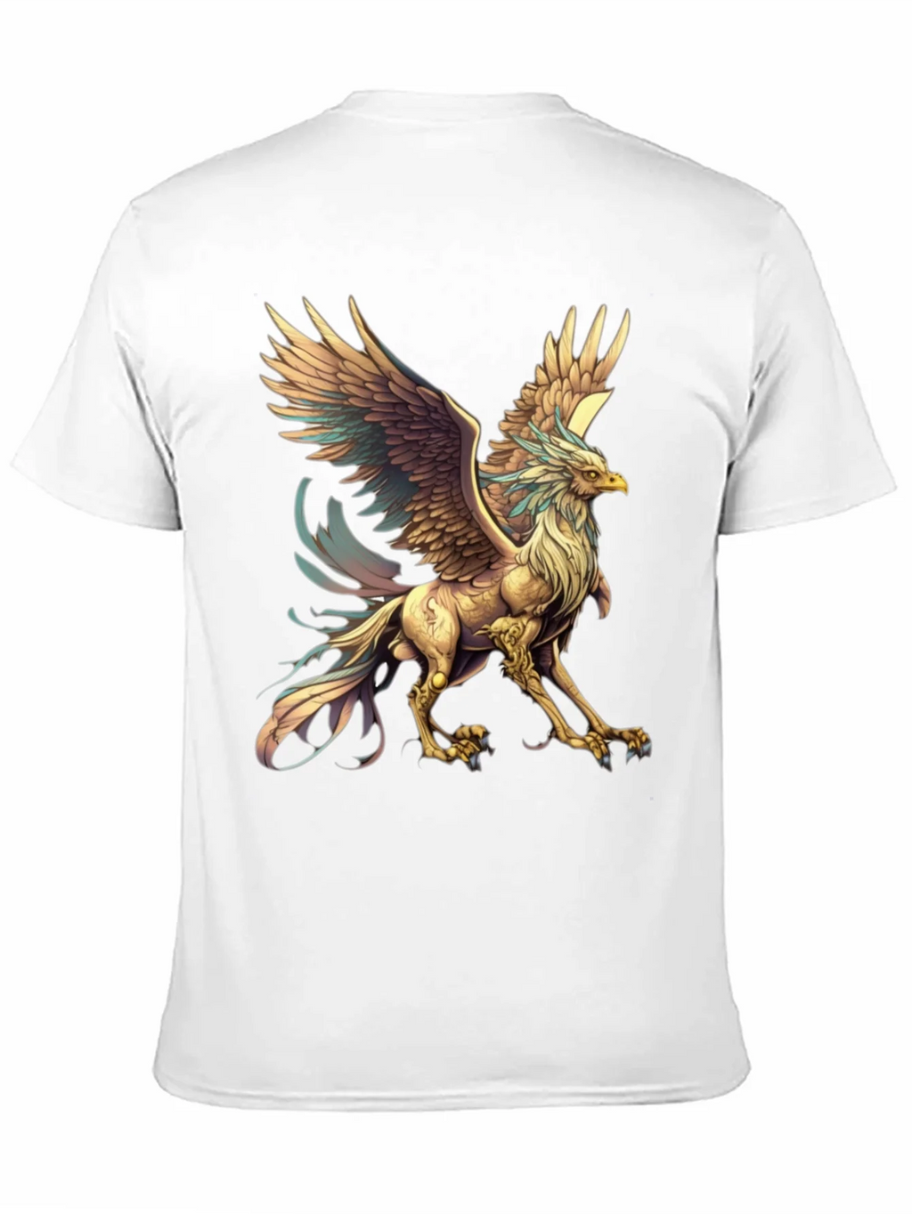 Mythical Griffin Graphic Tee - Black Cotton T-Shirt product image 10