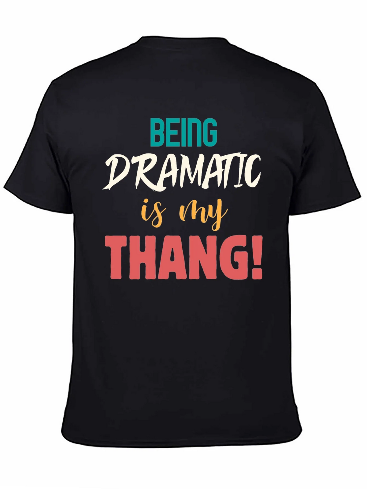 Dramatic Thang Graphic Tee - Black product image 4