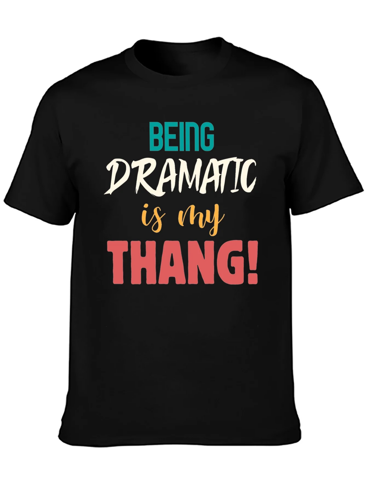 Dramatic Thang Graphic Tee - Black product image 3