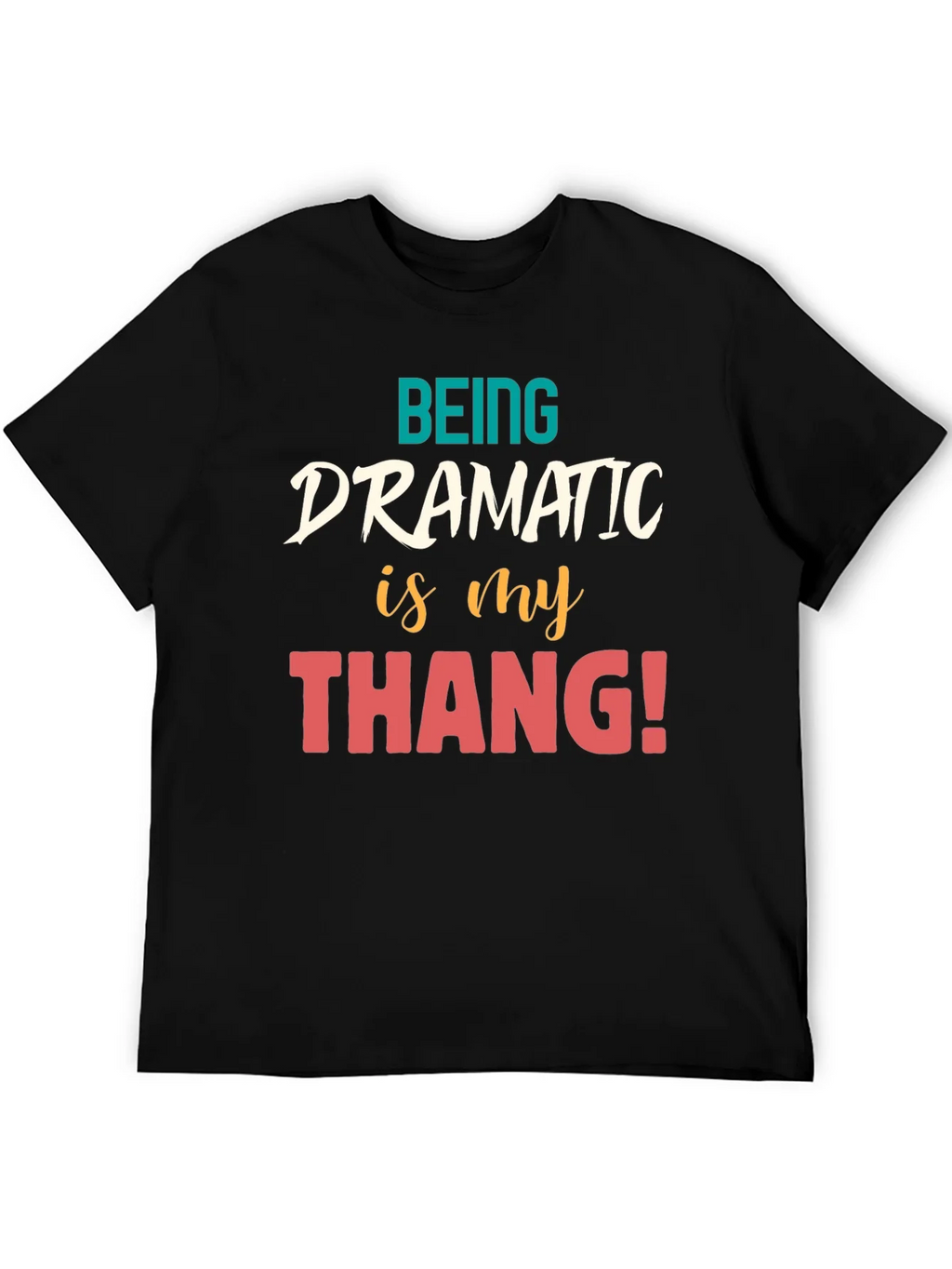 Dramatic Thang Graphic Tee - Black product image 5