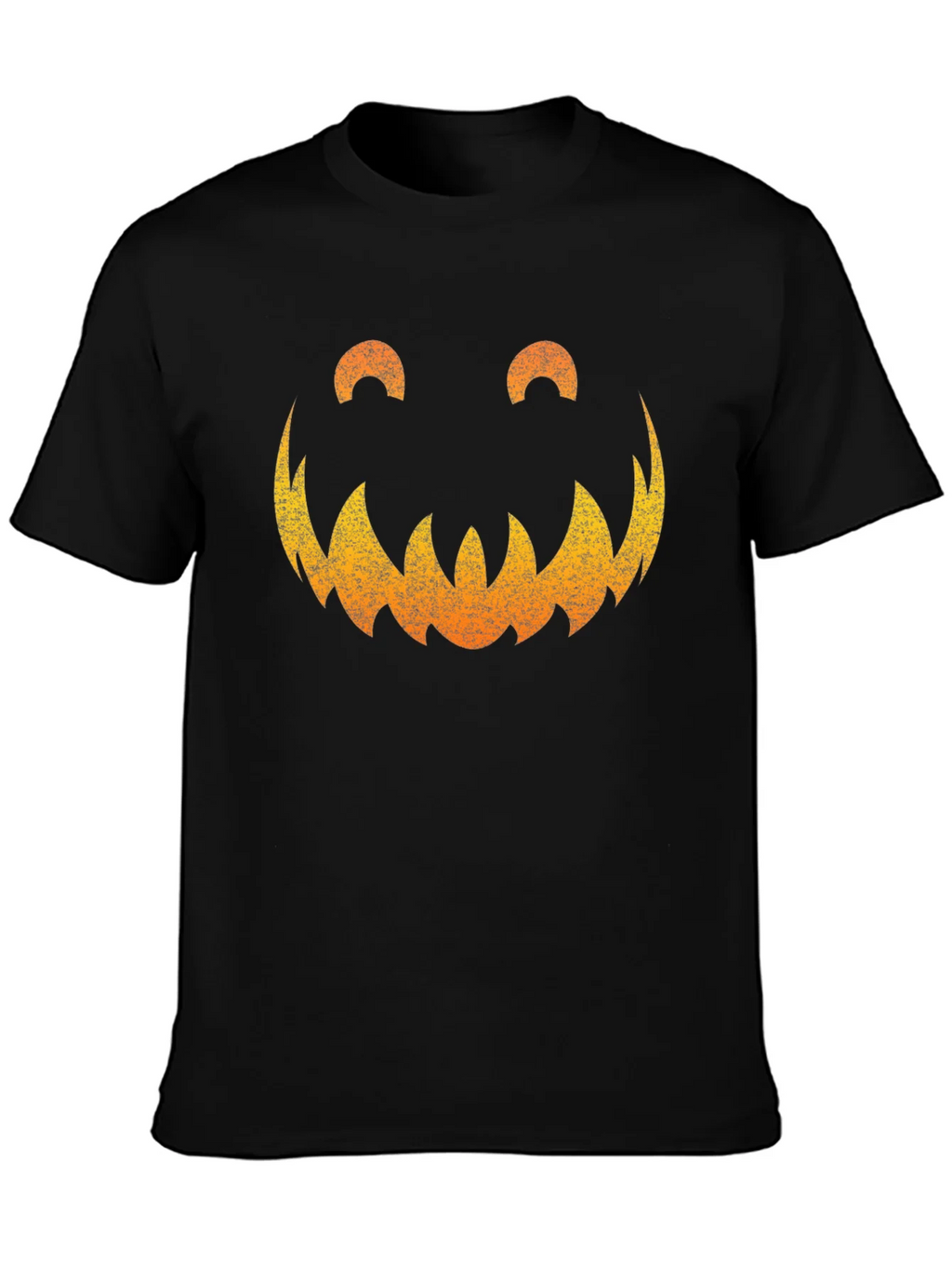 Spooky Pumpkin Face Graphic Tee - Halloween Shirt product image 3
