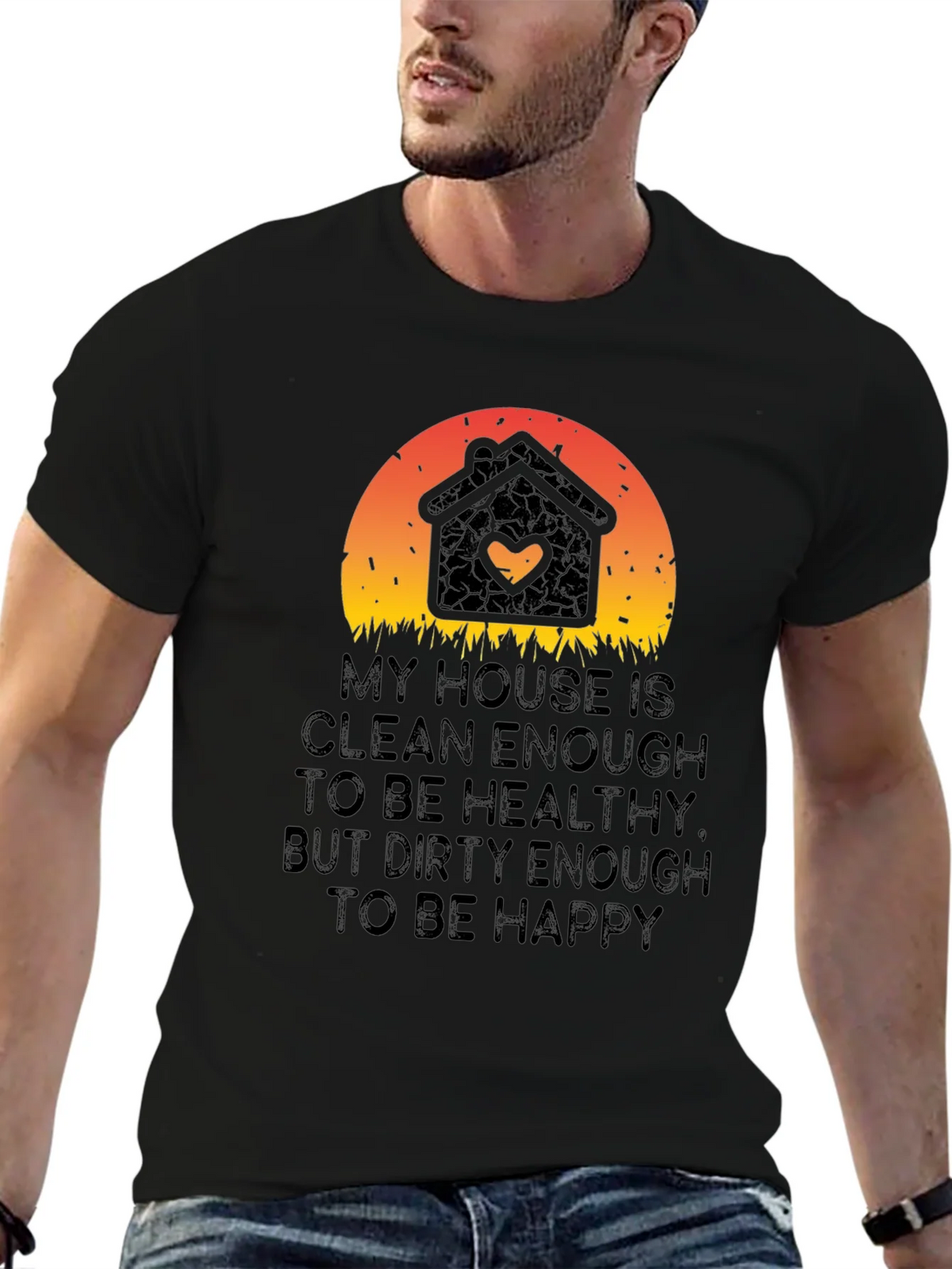 My House is Clean Enough T-Shirt product image 6
