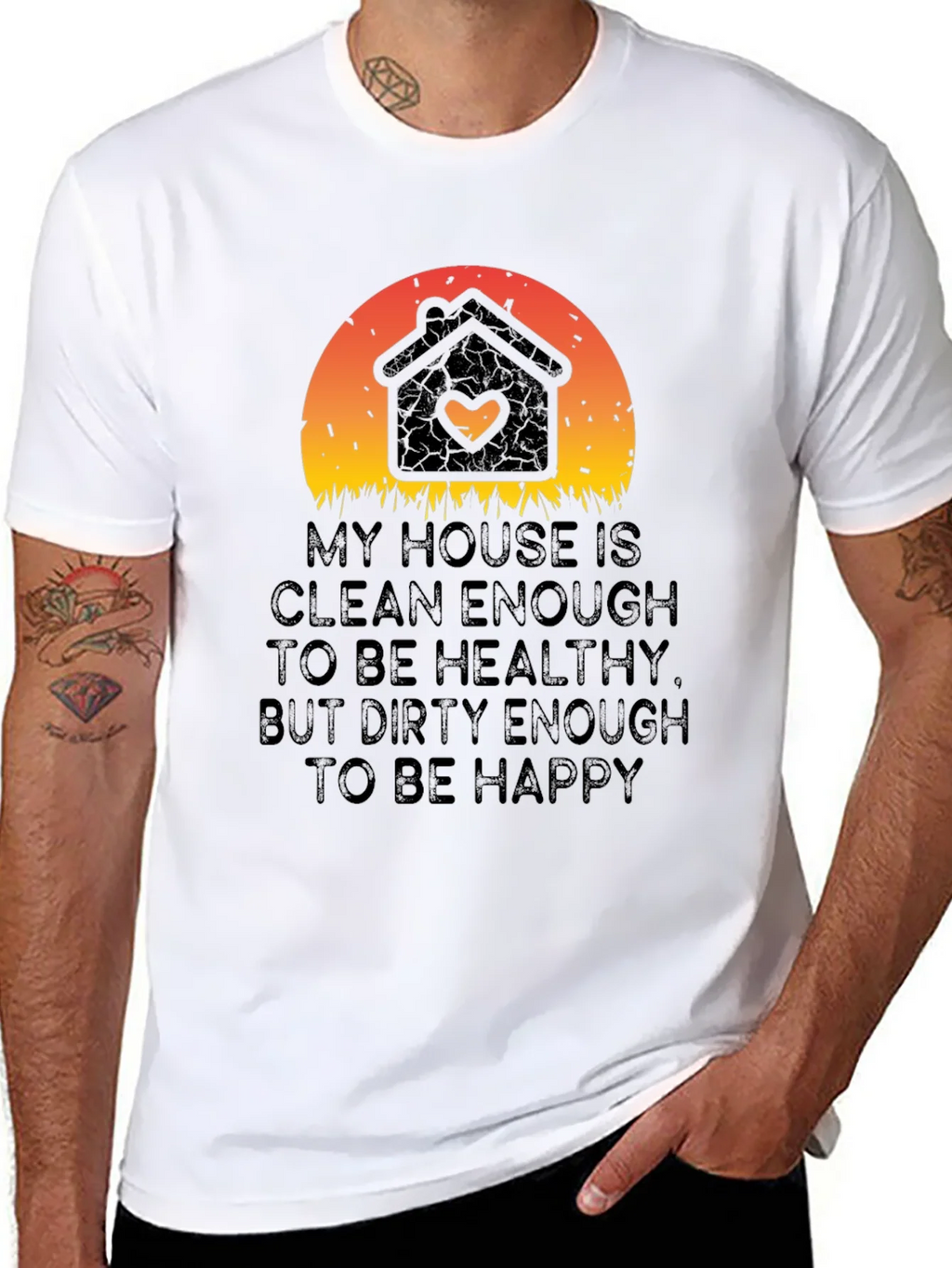 My House is Clean Enough T-Shirt product image 7