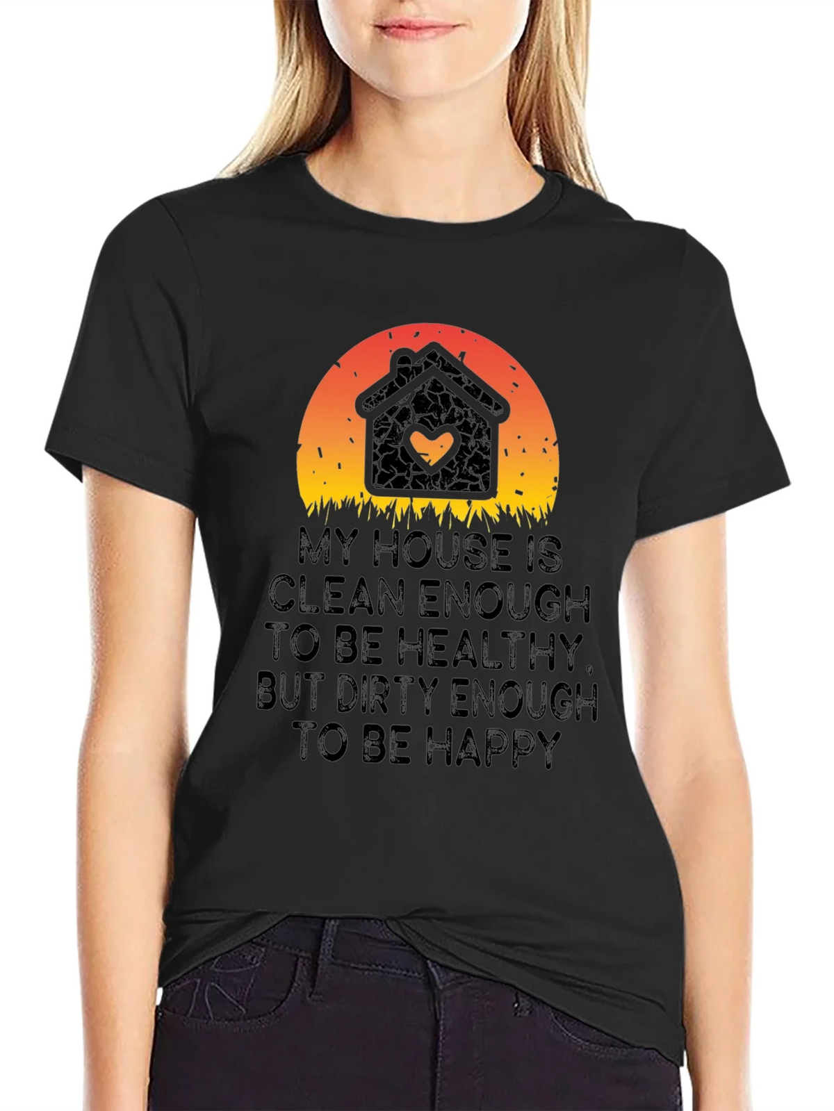 My House is Clean Enough T-Shirt product image 2