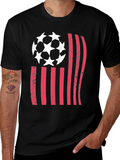 Soccer USA Flag Graphic T-Shirt product image 1