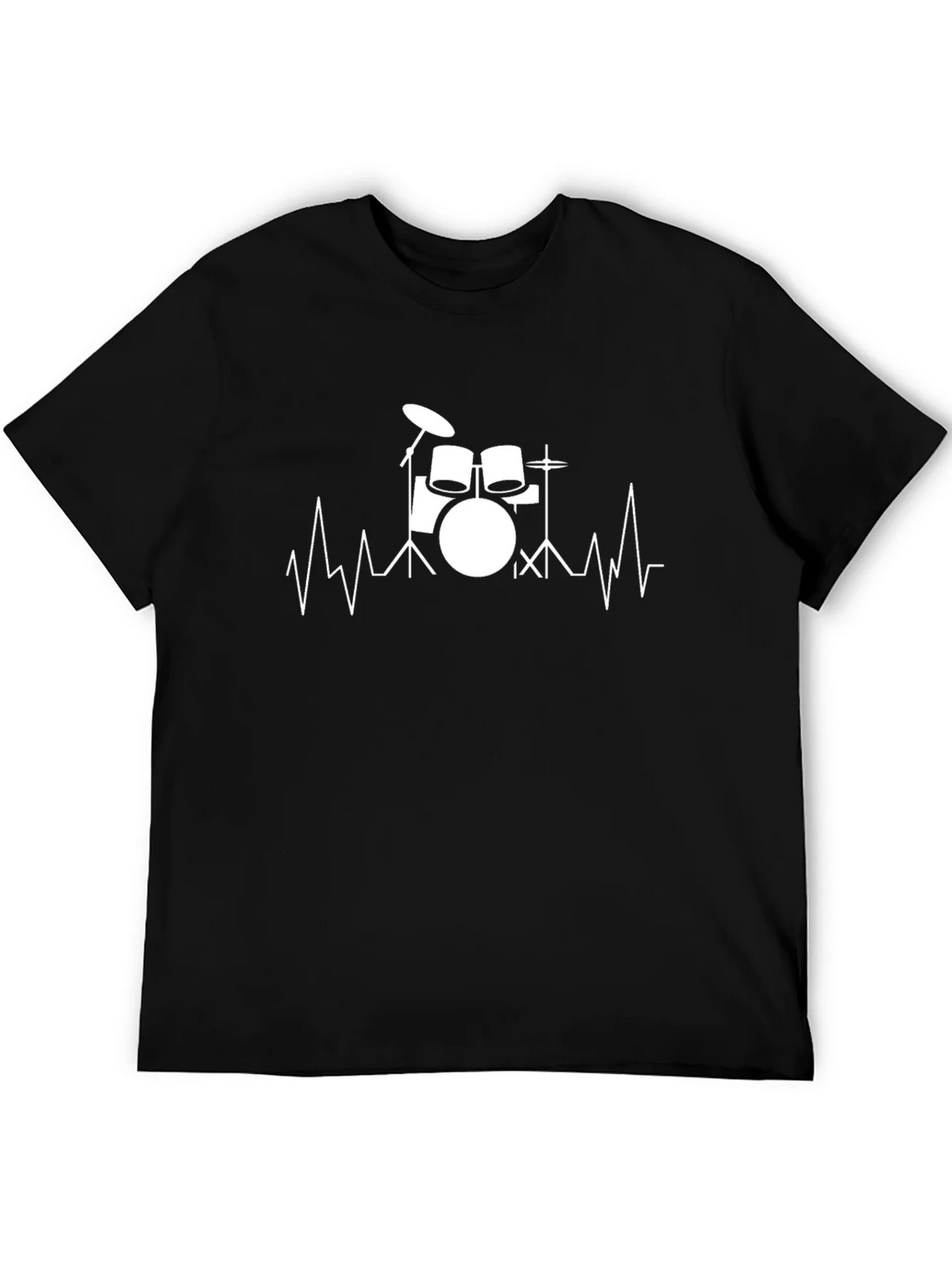 Drum Heartbeat T-Shirt - Music Lover Tee product image 5