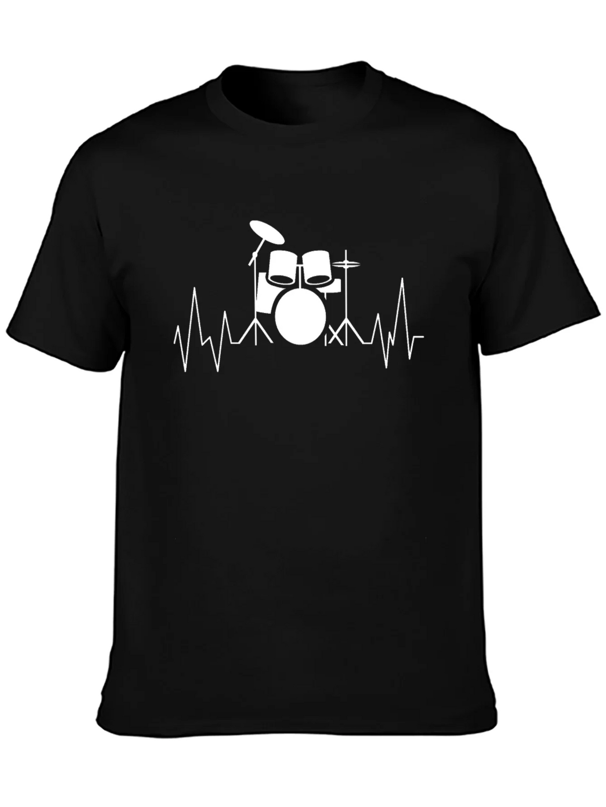 Drum Heartbeat T-Shirt - Music Lover Tee product image 3
