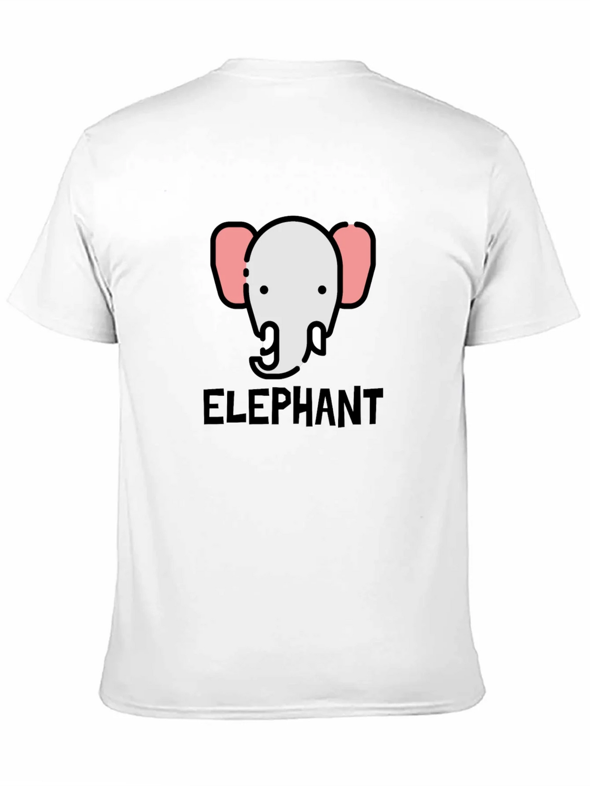 Elephant Graphic Tee - Black Cotton T-Shirt product image 10