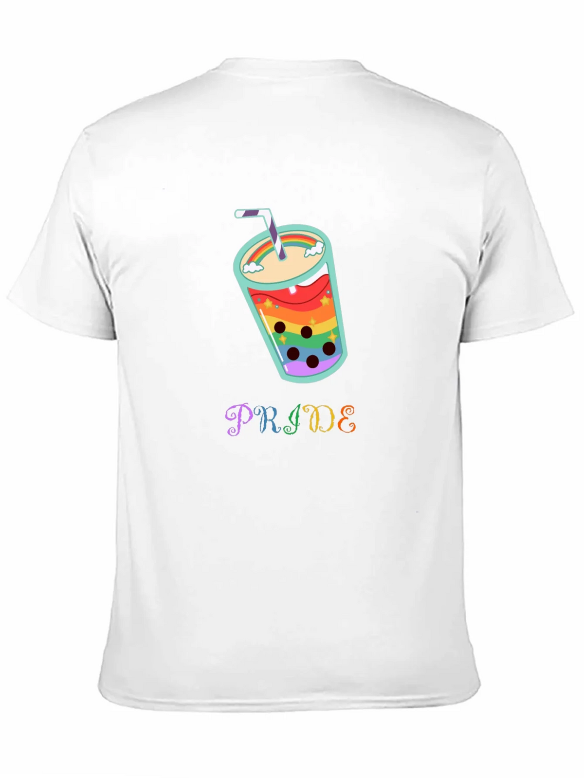 Pride Rainbow Boba Tea Graphic T-Shirt product image 10