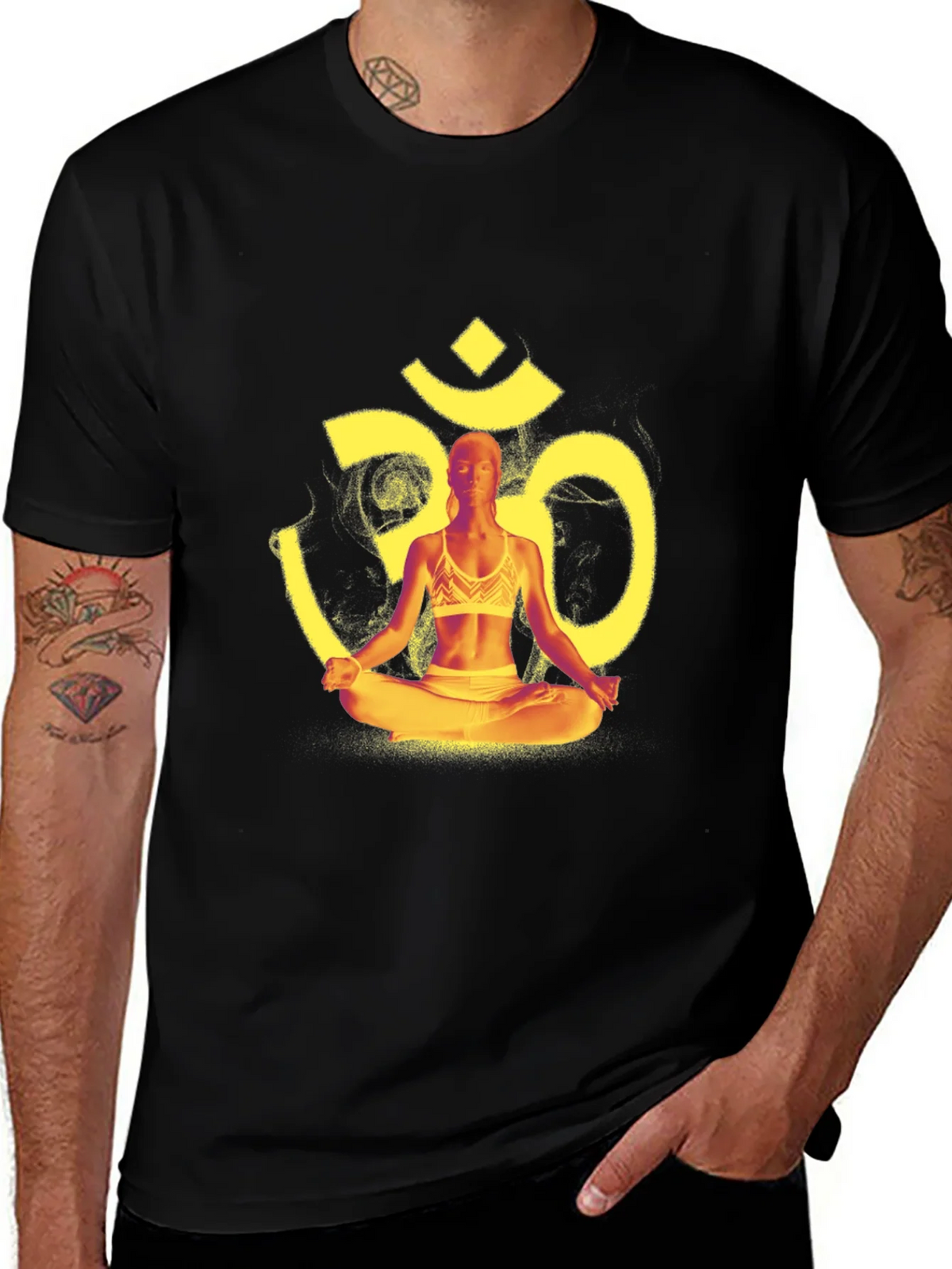 Yoga Meditation Om Symbol Graphic T-Shirt product image 1