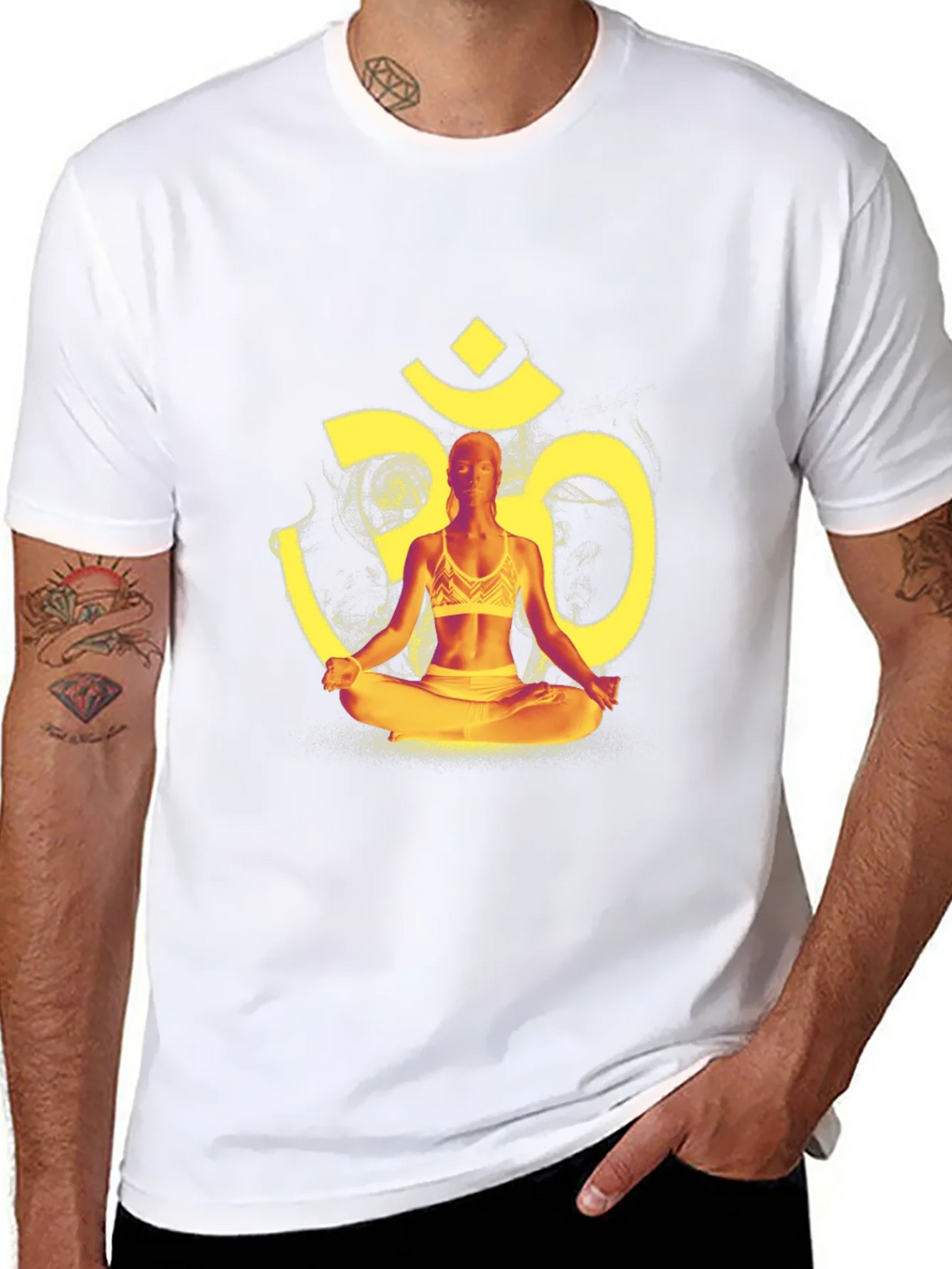 Yoga Meditation Om Symbol Graphic T-Shirt product image 7