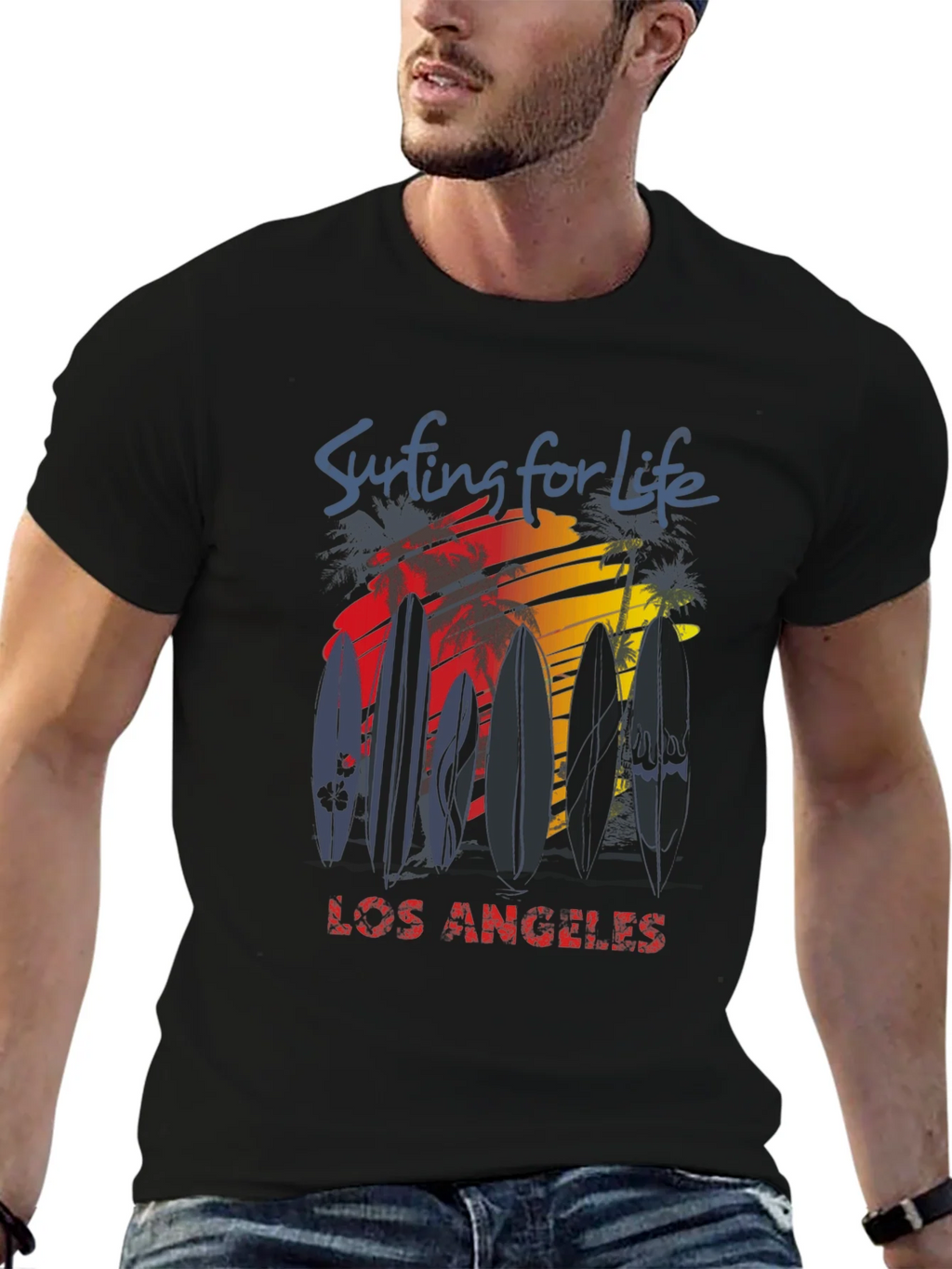 Surfing for Life Los Angeles Tee product image 6