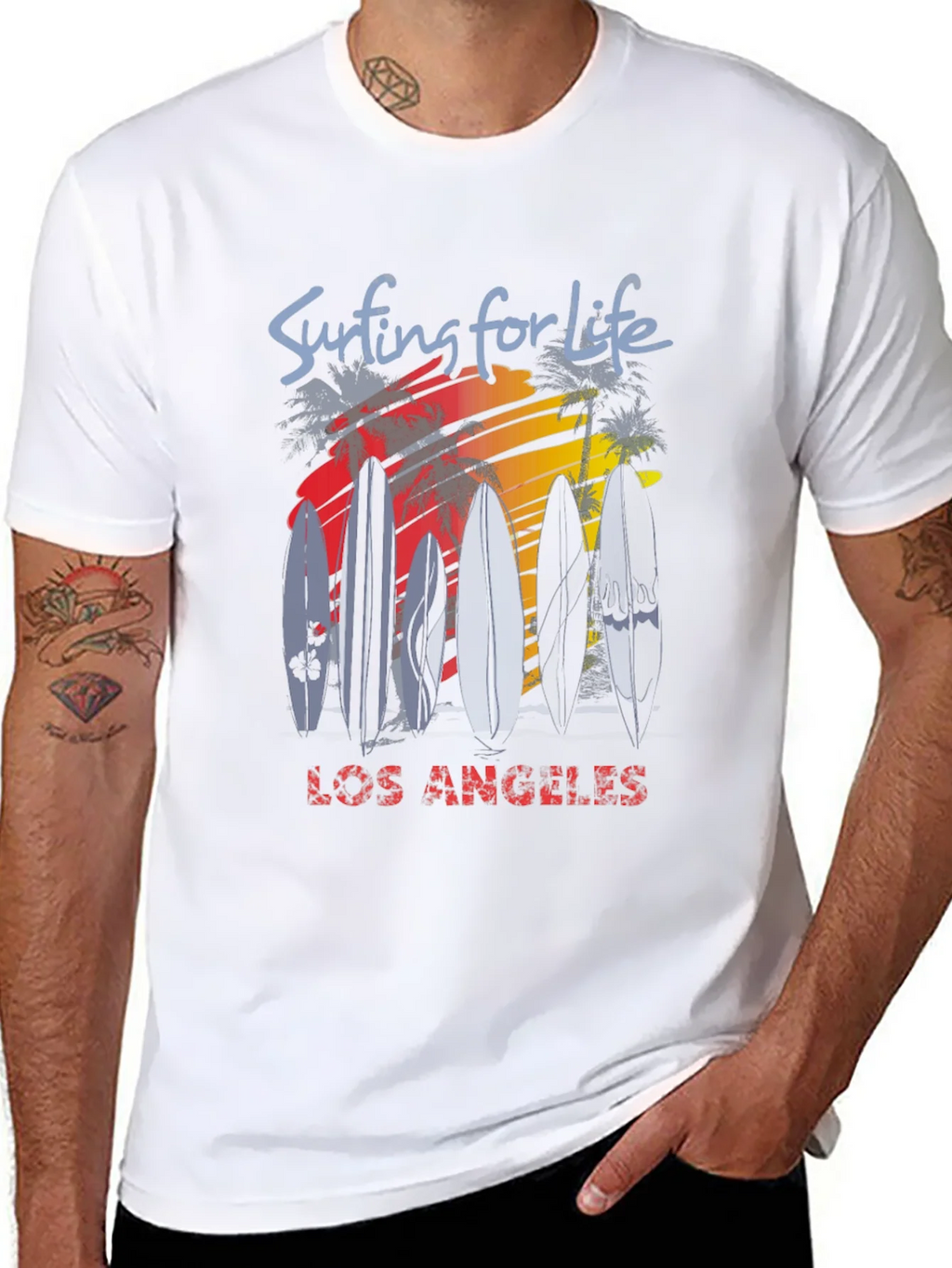 Surfing for Life Los Angeles Tee product image 7