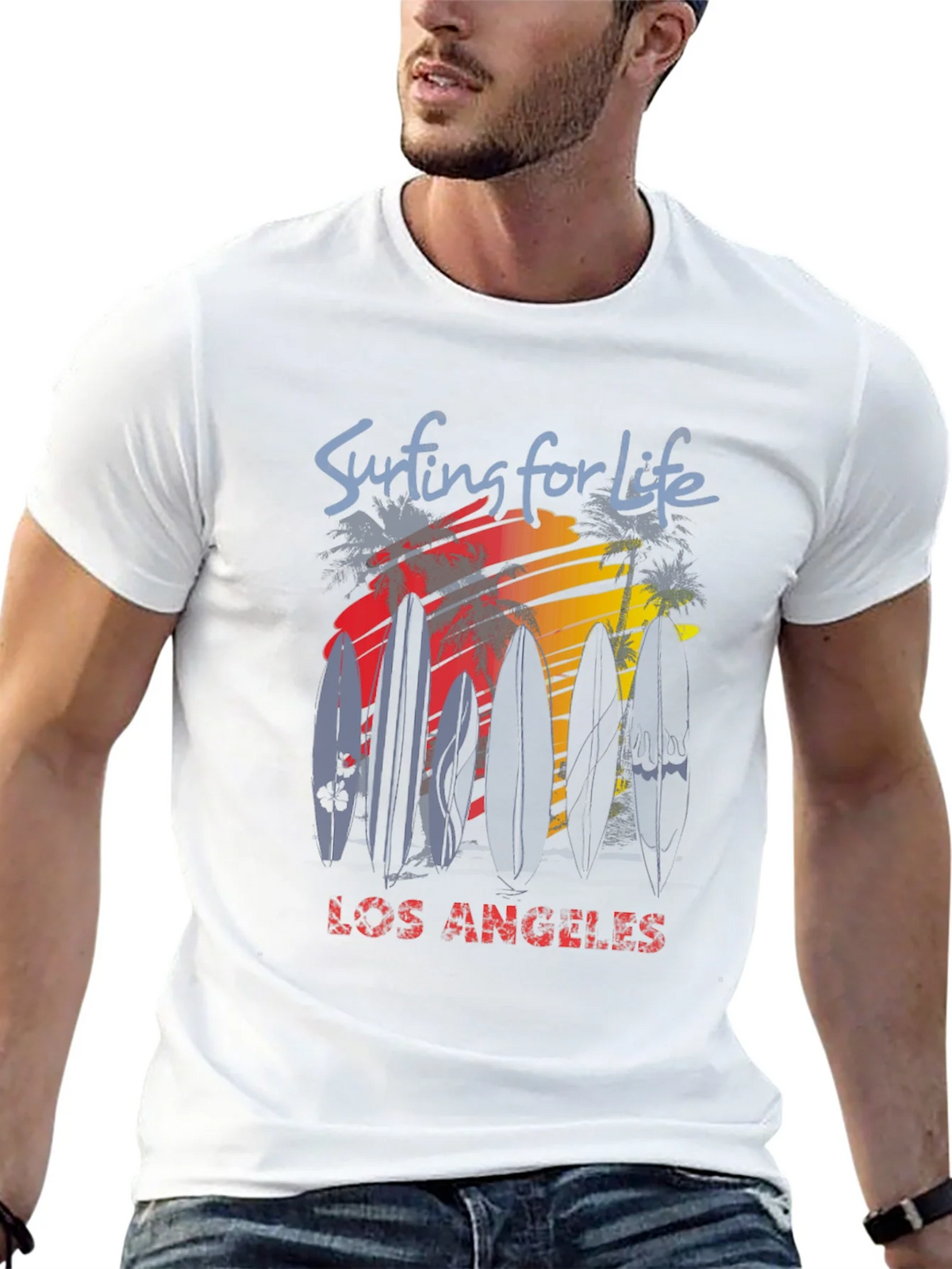 Surfing for Life Los Angeles Tee product image 12