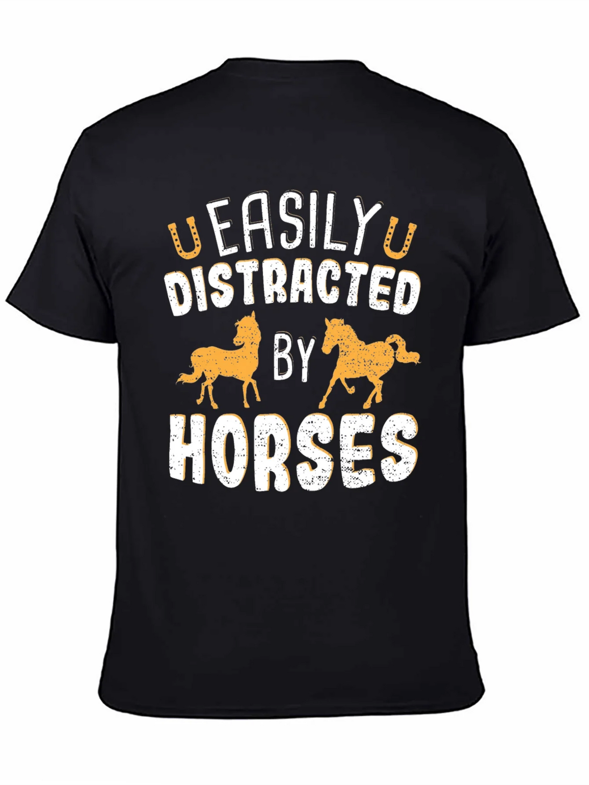 Easily Distracted By Horses Graphic T-Shirt product image 4