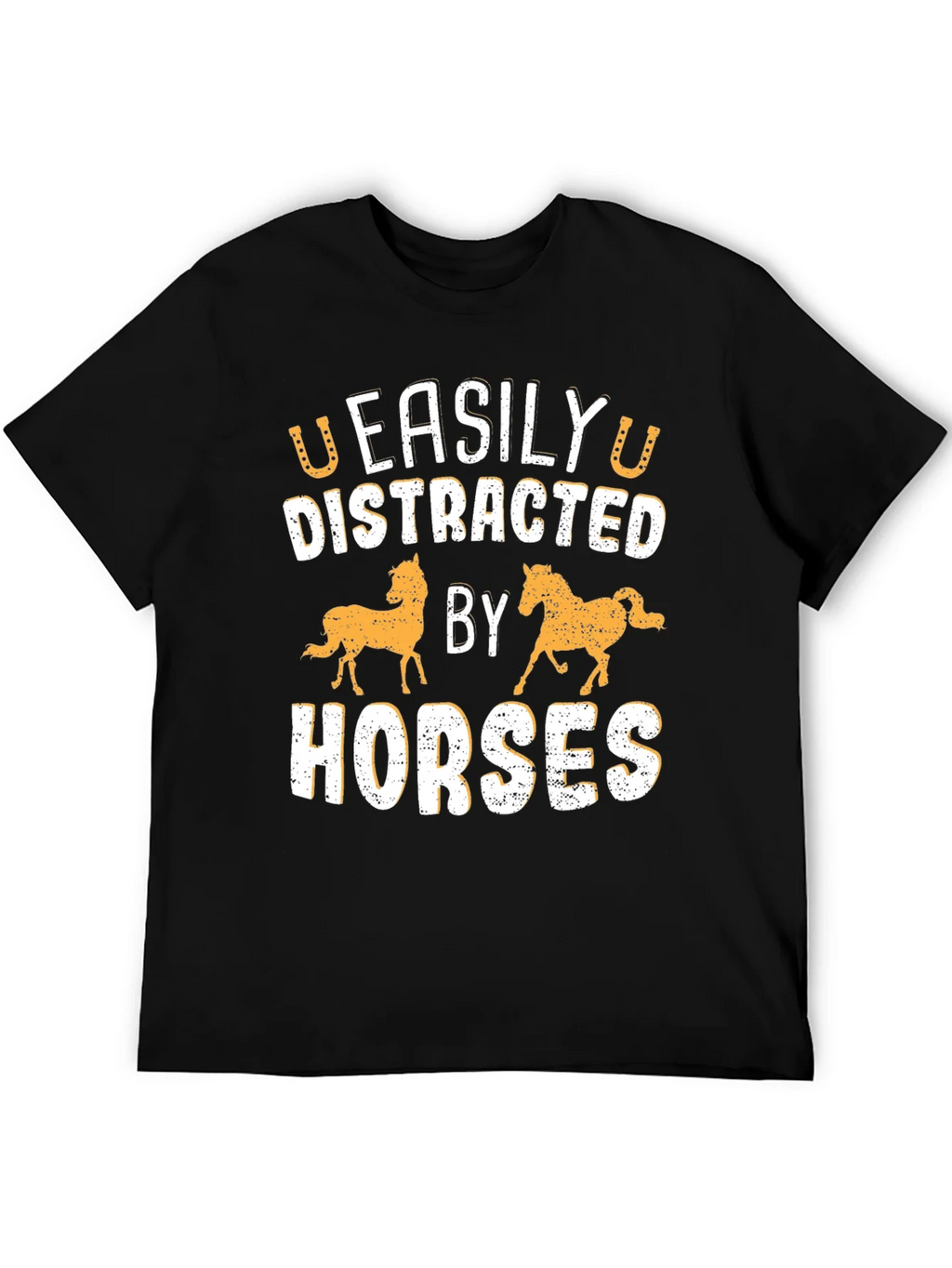 Easily Distracted By Horses Graphic T-Shirt product image 5