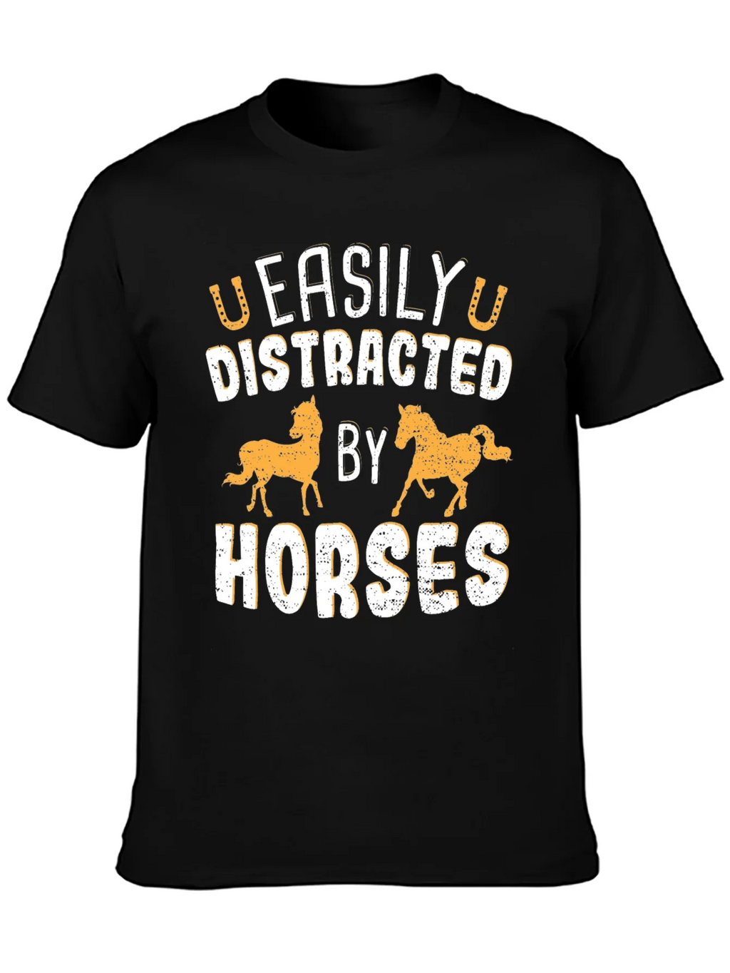 Easily Distracted By Horses Graphic T-Shirt product image 3