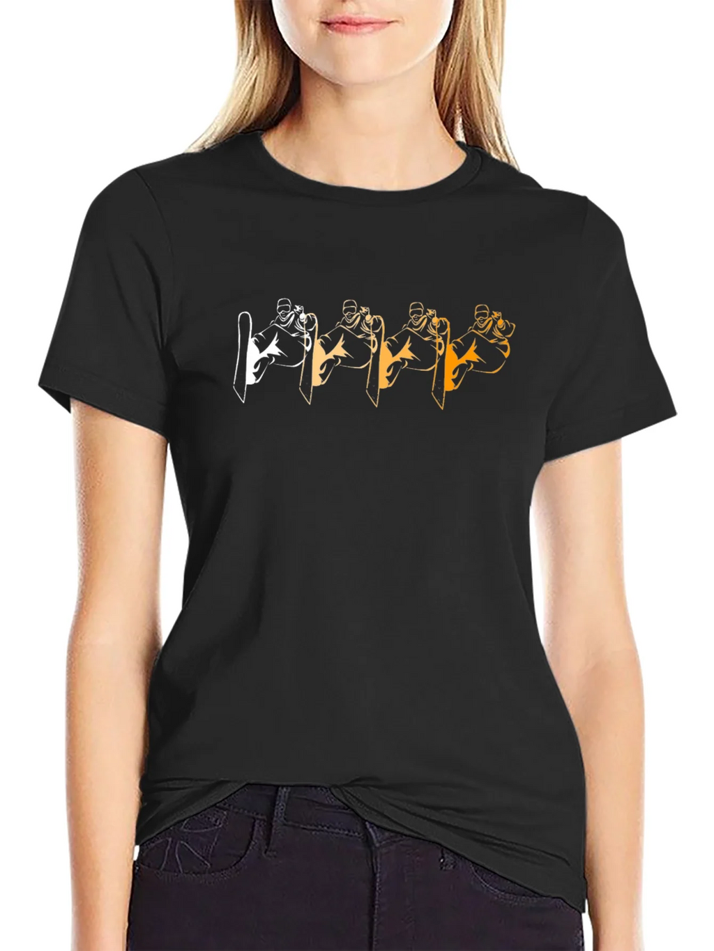 Cool Skier Graphic Tee - Black product image 2