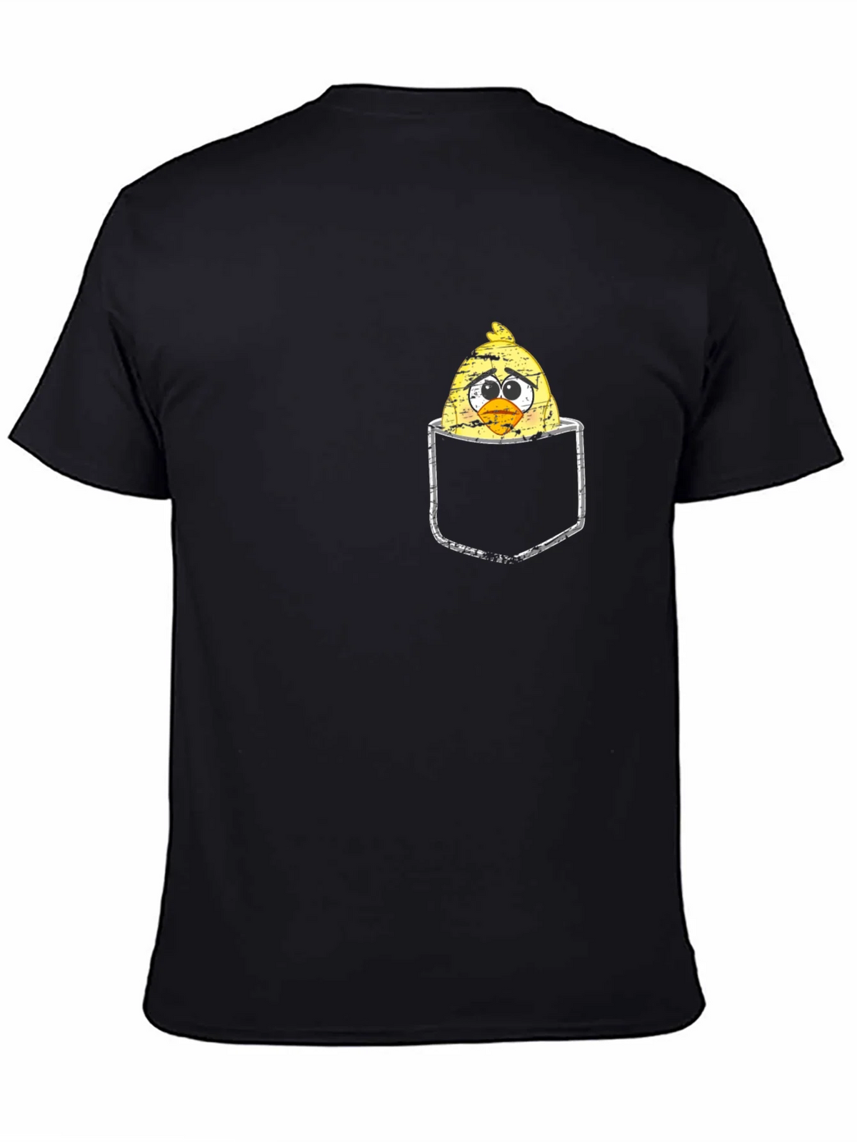 Sad Chick in Pocket Graphic T-Shirt product image 4