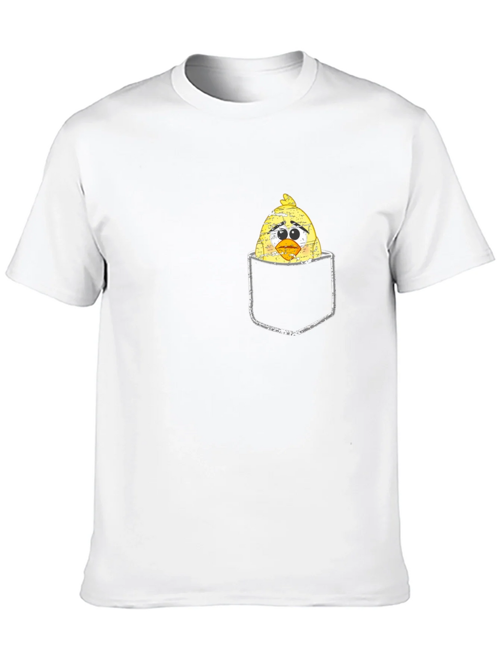 Sad Chick in Pocket Graphic T-Shirt product image 9