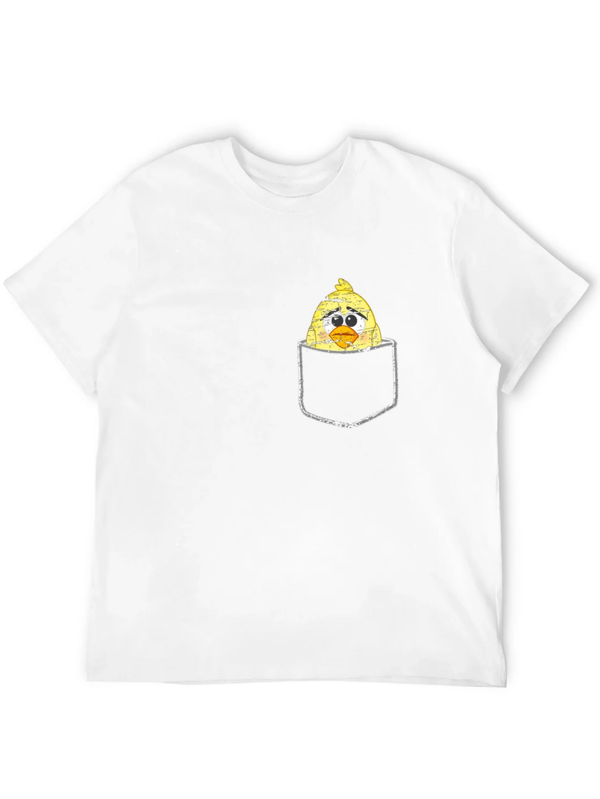 Sad Chick in Pocket Graphic T-Shirt product image 11