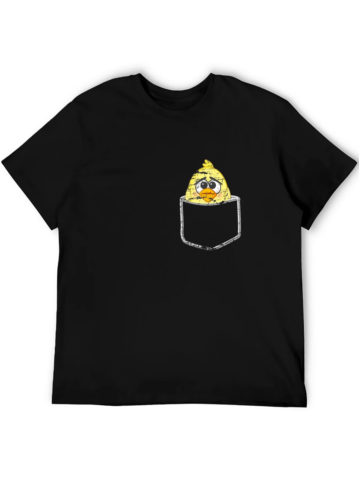 Sad Chick in Pocket Graphic T-Shirt product image 5