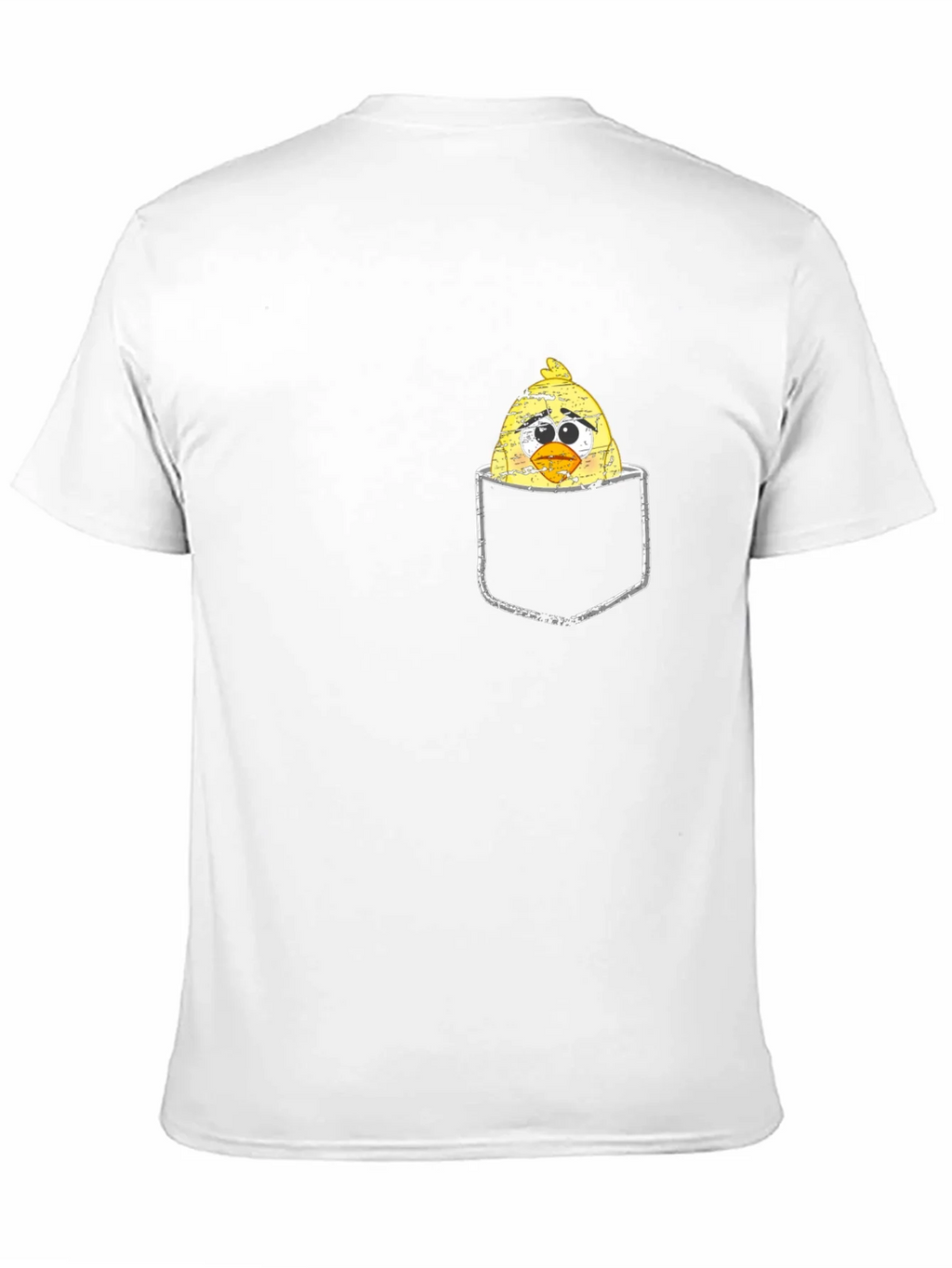 Sad Chick in Pocket Graphic T-Shirt product image 10
