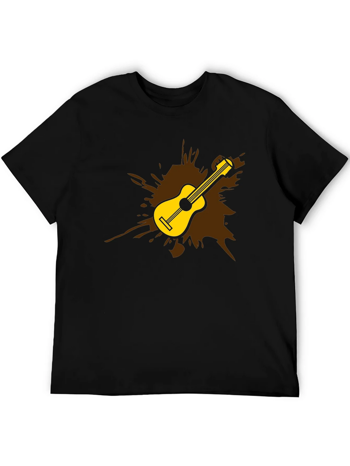 Guitar Splash Graphic Tee - Mens Black T-Shirt product image 5