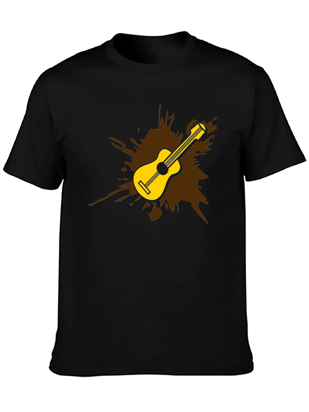 Guitar Splash Graphic Tee - Mens Black T-Shirt product image 3