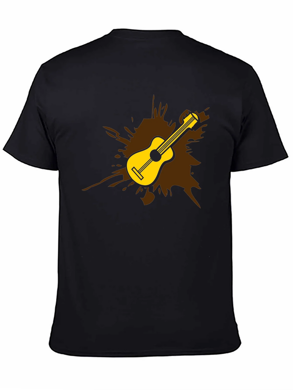 Guitar Splash Graphic Tee - Mens Black T-Shirt product image 4